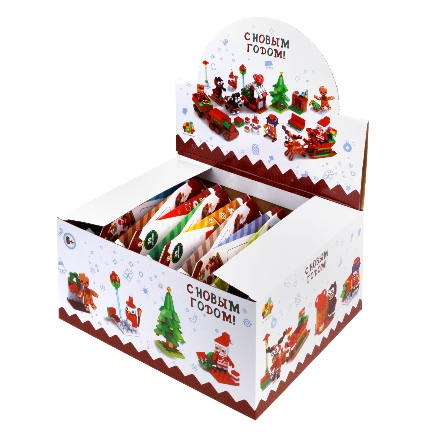 1Toy конструктор Blockformers "Новый год", 12 видов в ассортименте