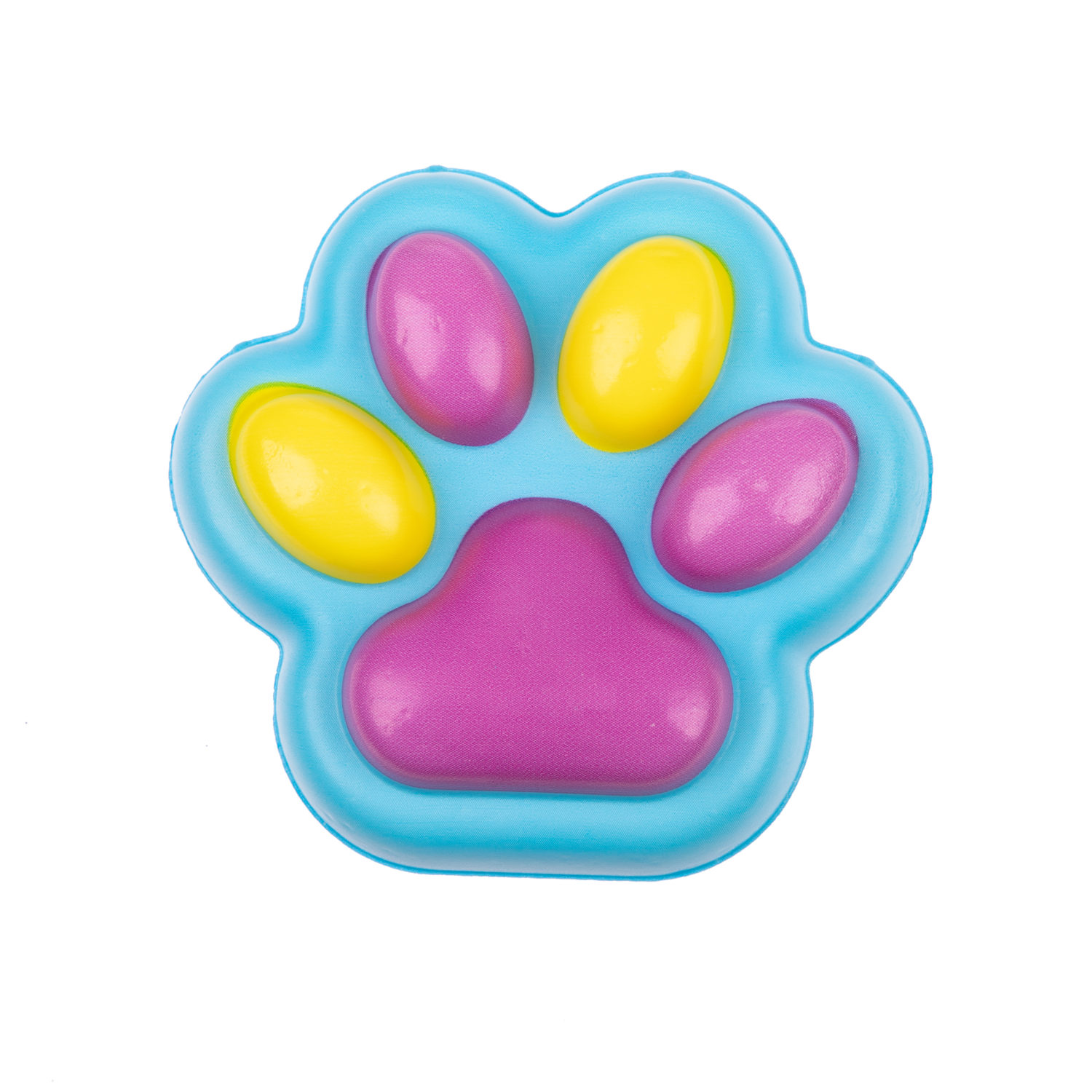 1toy Жмяка лапка-антистресс 6 шт. в ассорт. 8*8*3 см