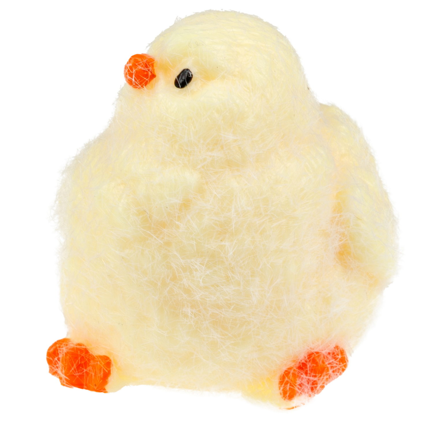 Таба сквиш 1TOY Крутой замес Пушок цыпленок, 7х5 см