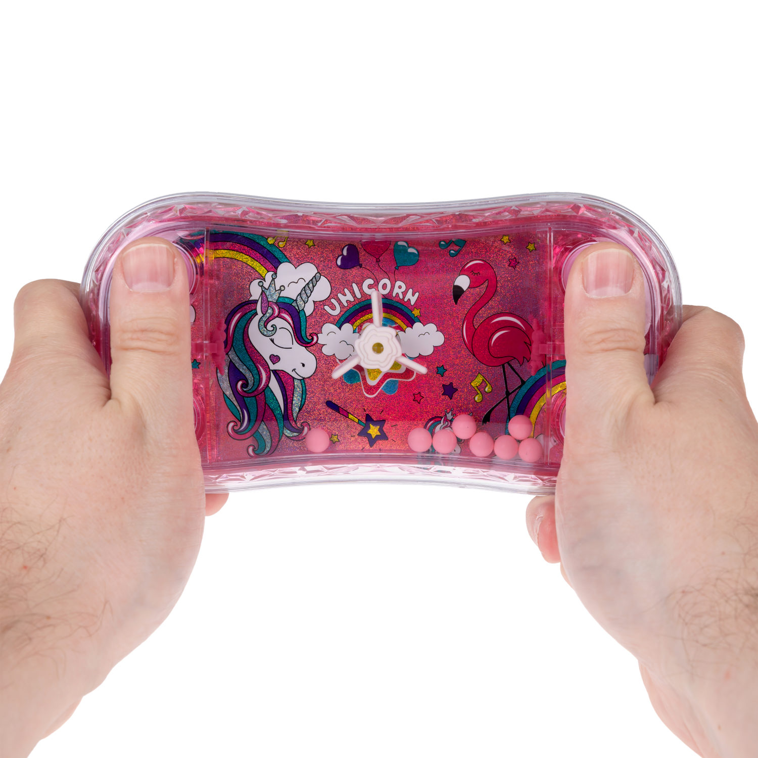 1TOY Игра с водой Забрось мячики  Единороги, 3 вида в ассортименте