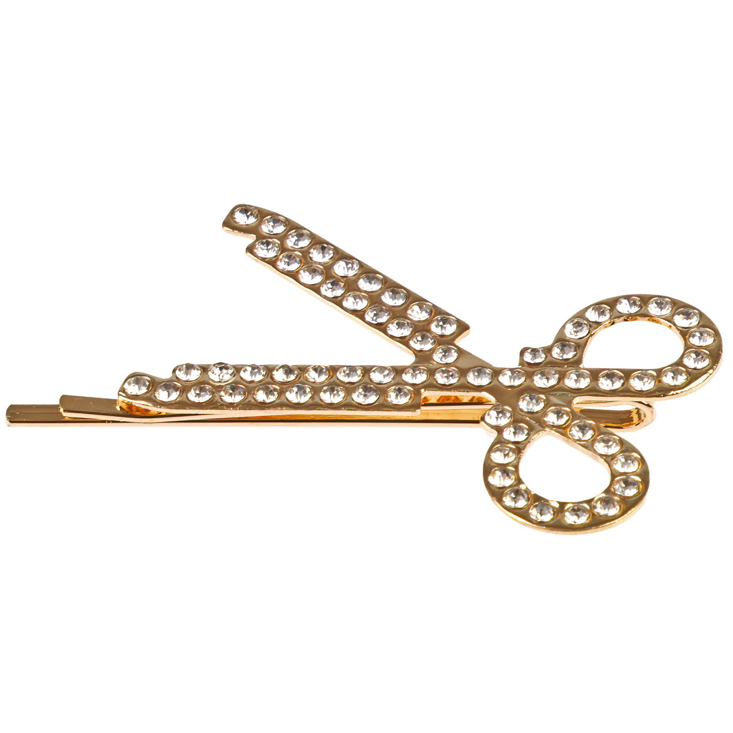 Lukky Fashion заколка ножницы невидимка стразы 1 шт