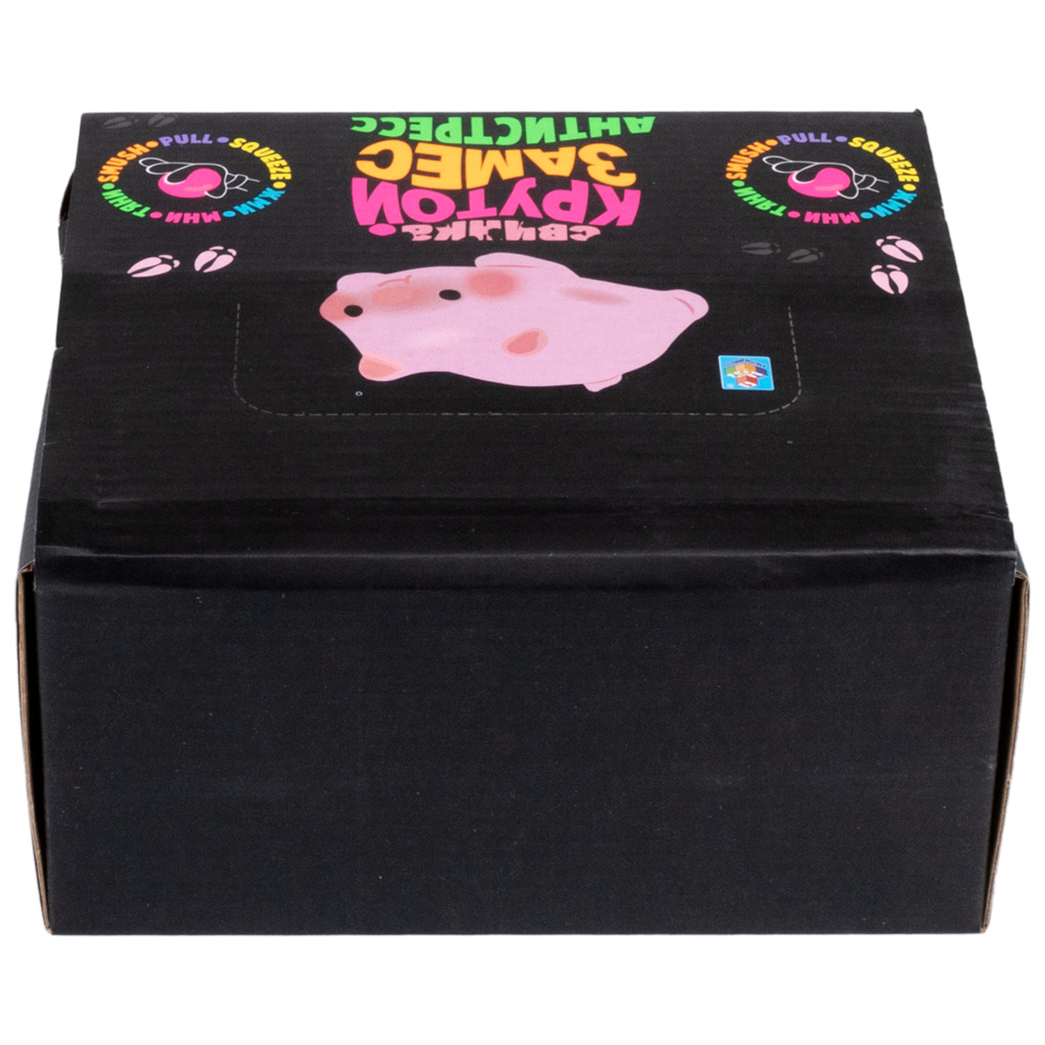 Антистресс-игрушка для рук 1TOY Крутой замес свинка, 6*7,5см