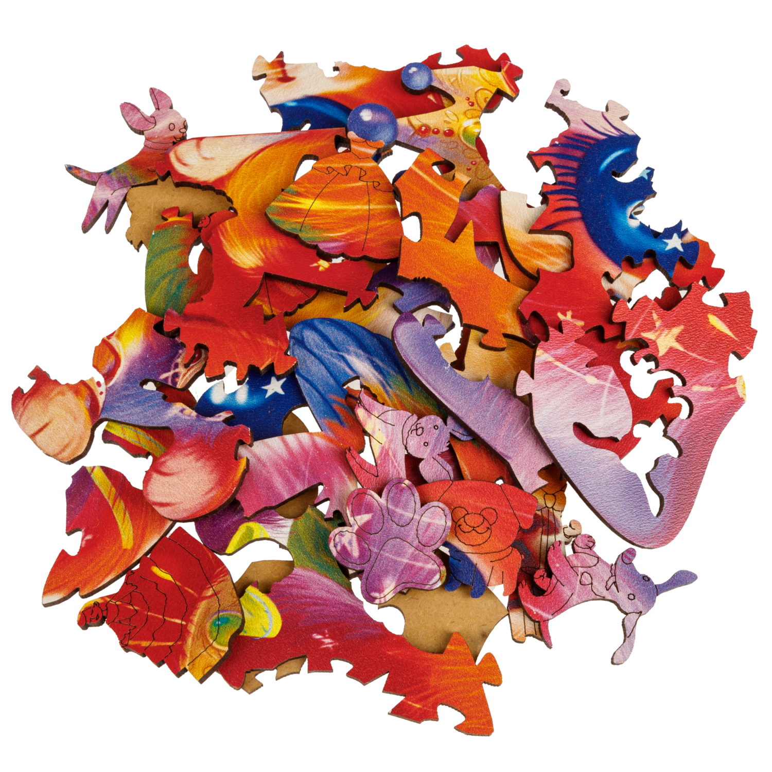 Деревянные пазлы Collection Animals Принцесса Викки, 40 деталей