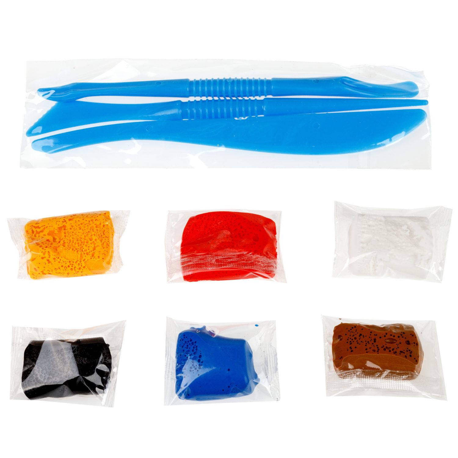 Набор Реконструктор "Овираптор", скелет динозавра + лёгкий пластилин, 6 цветов