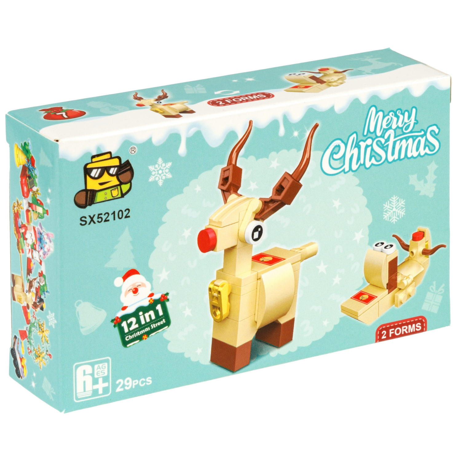 Конструктор 1TOY Blockformers С Новым годом! 12 видов, от 23 до 29 деталей