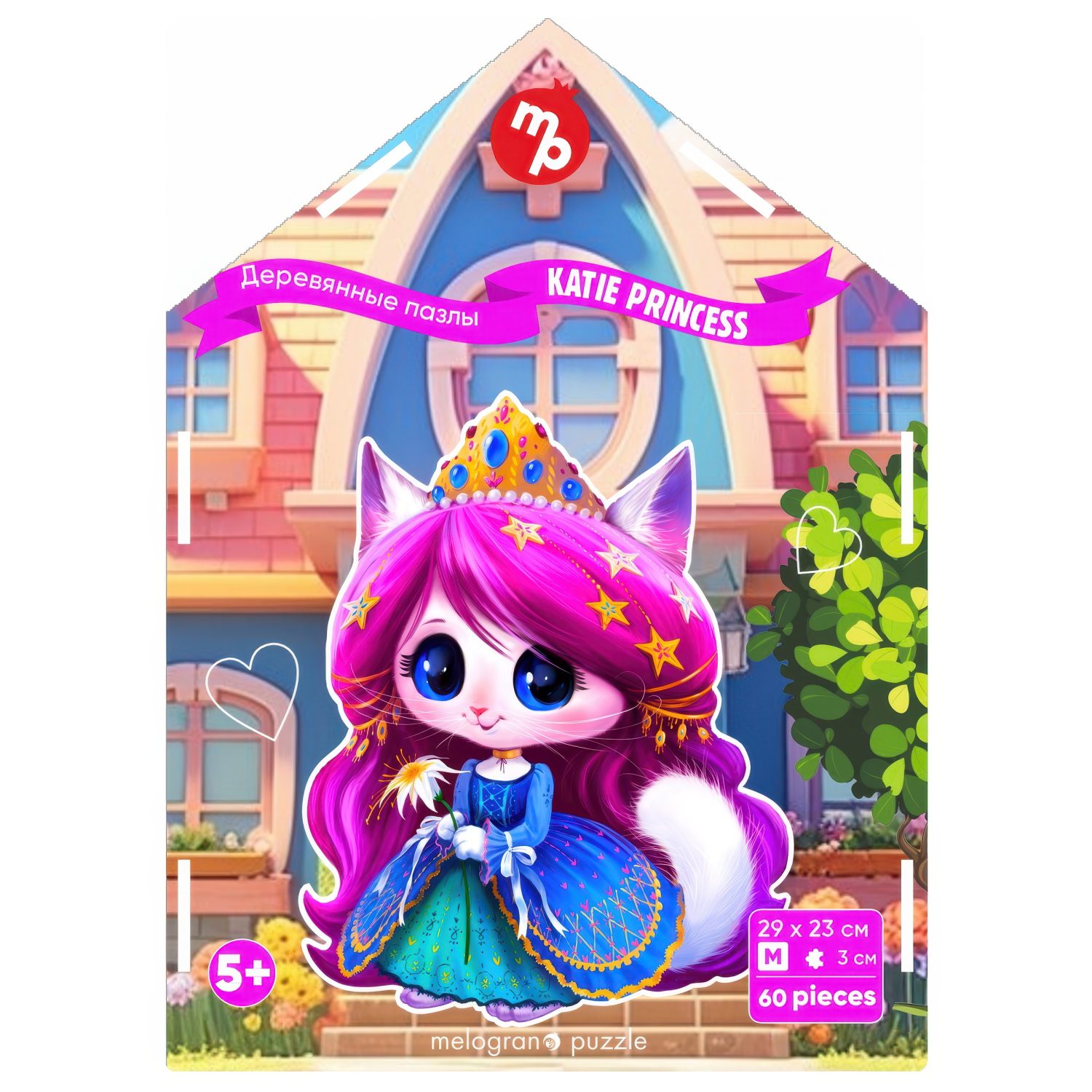 Пазлы Collection Animals Принцесса Кэйти, 60 деталей