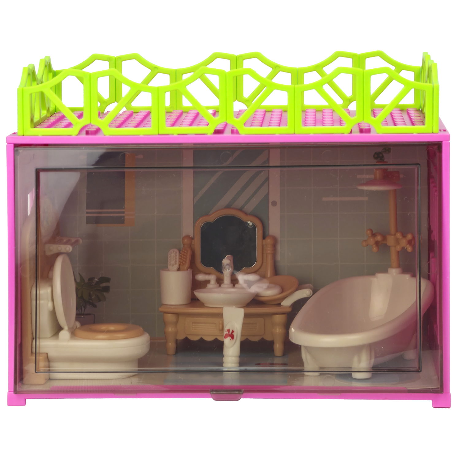 Игровой набор 1TOY Мой маленький мир Ванная, 12х19х15
