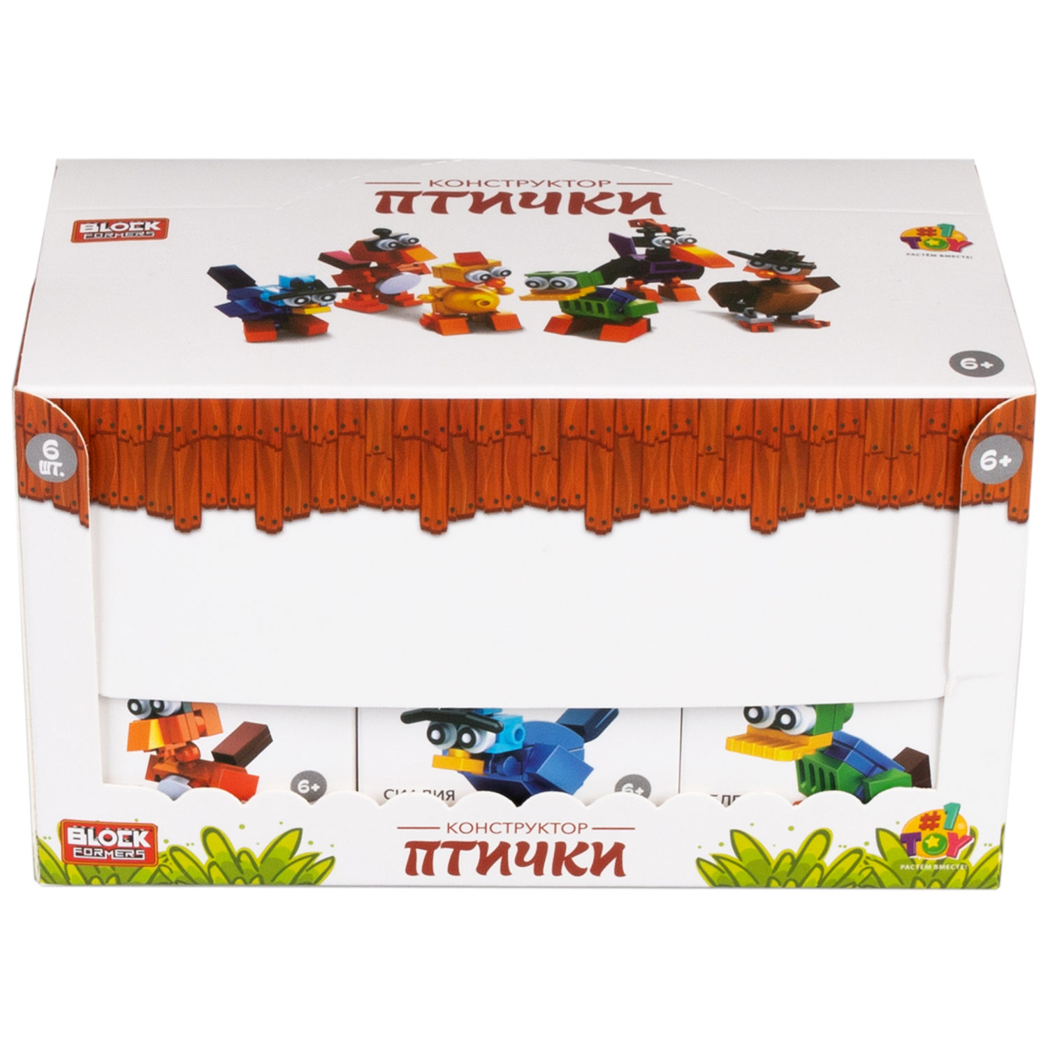 1Toy Blockformers "Птички", в ассортименте 6 видов