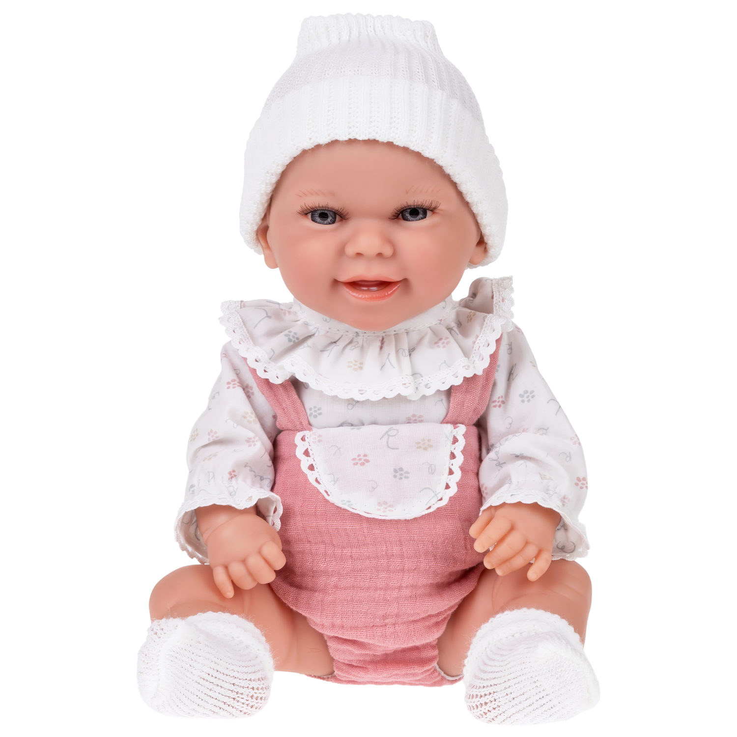 Испанская кукла для девочки reborn пупс Arias виниловая, силиконовая, с люлькой, 33 см