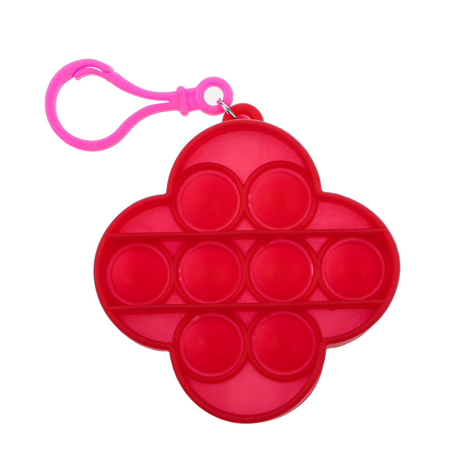 1TOY игрушка-антистресс POP IT брелок геометрические формы, 6 видов в ассортименте