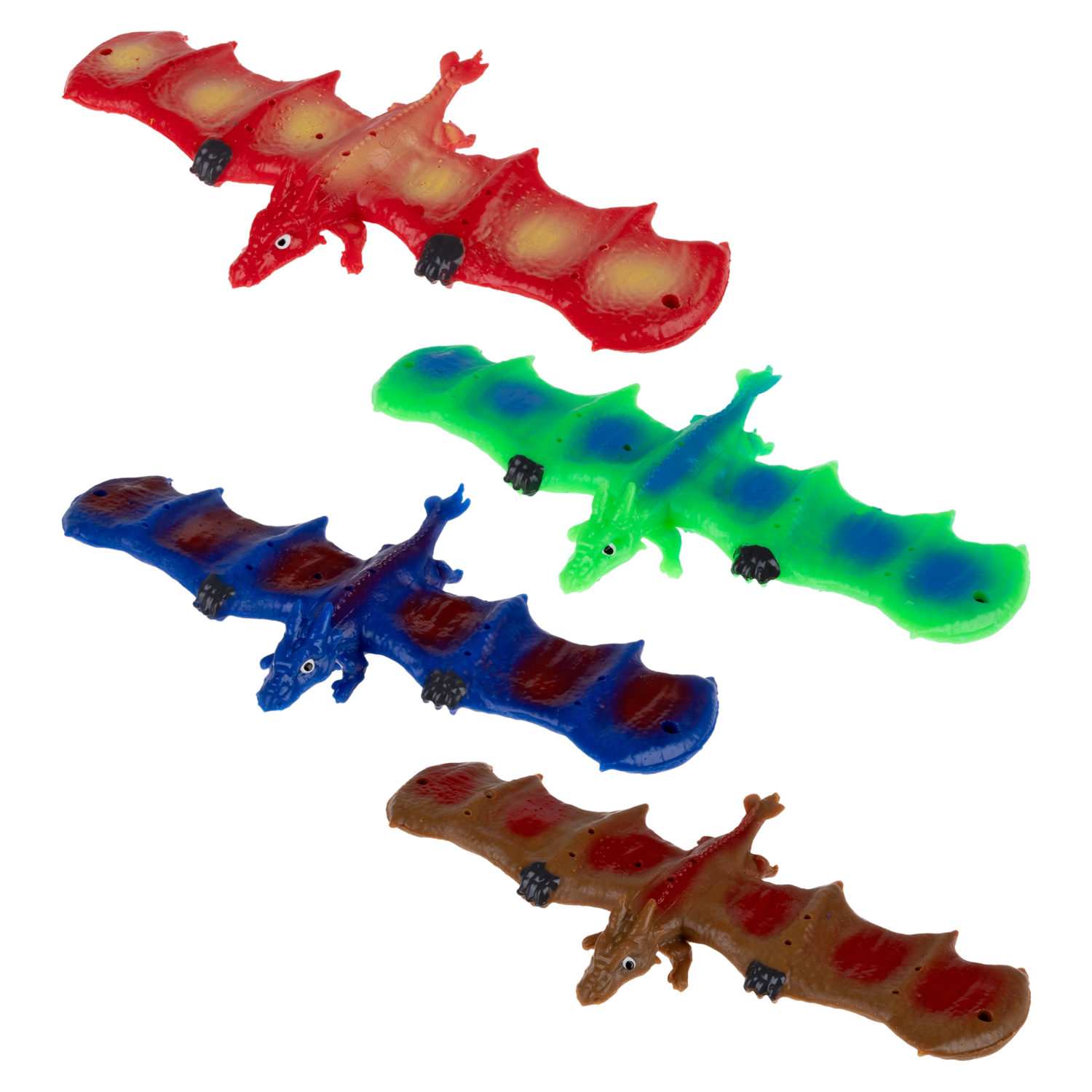 1TOY Супертянучка тягун в виде дракона, цвет в асс.