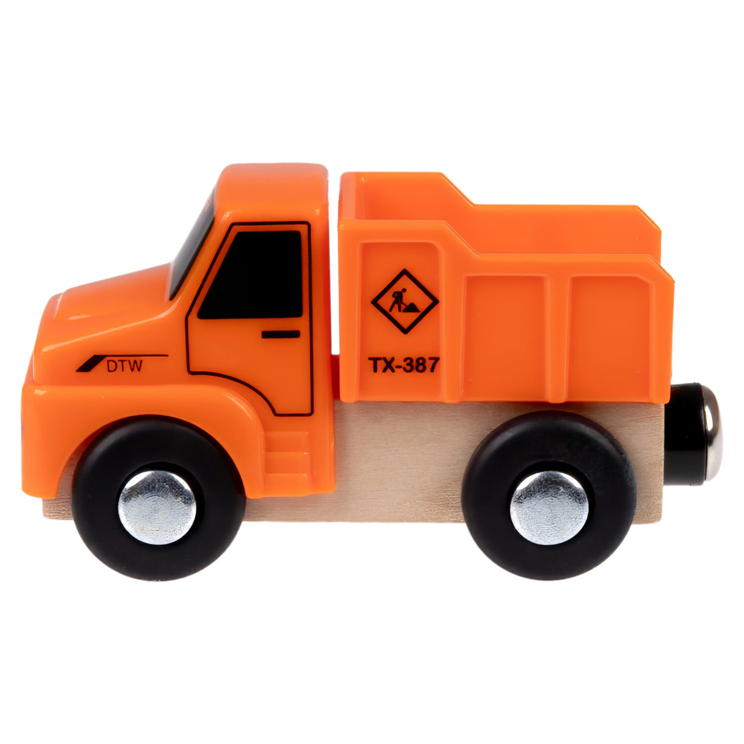 Набор «Технопарк» 1TOY Goodok, 2 машинки и 1 вагон с магнитами и грузом