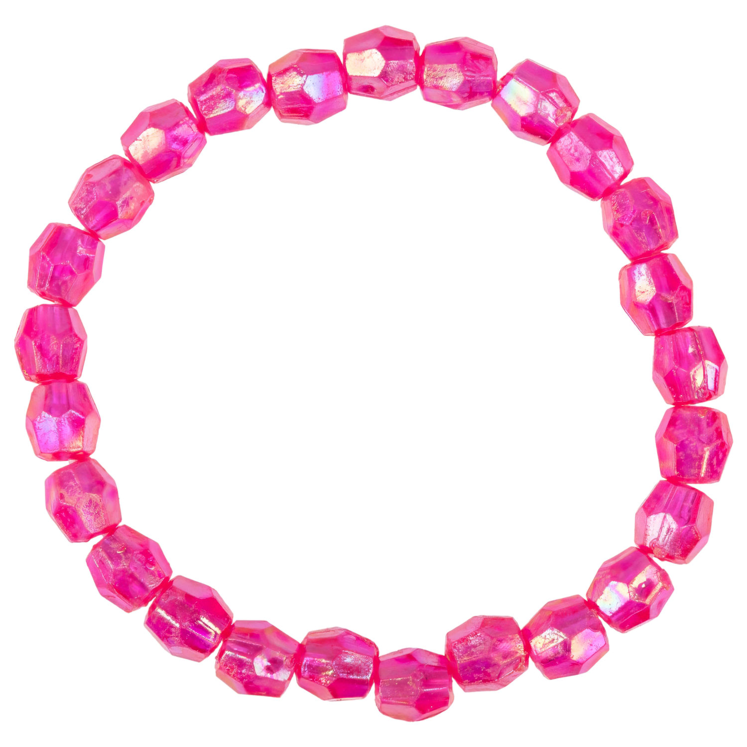 Набор украшений из цветных бусин Lukky Fashion, 3 браслета и клипсы "Сердечко"