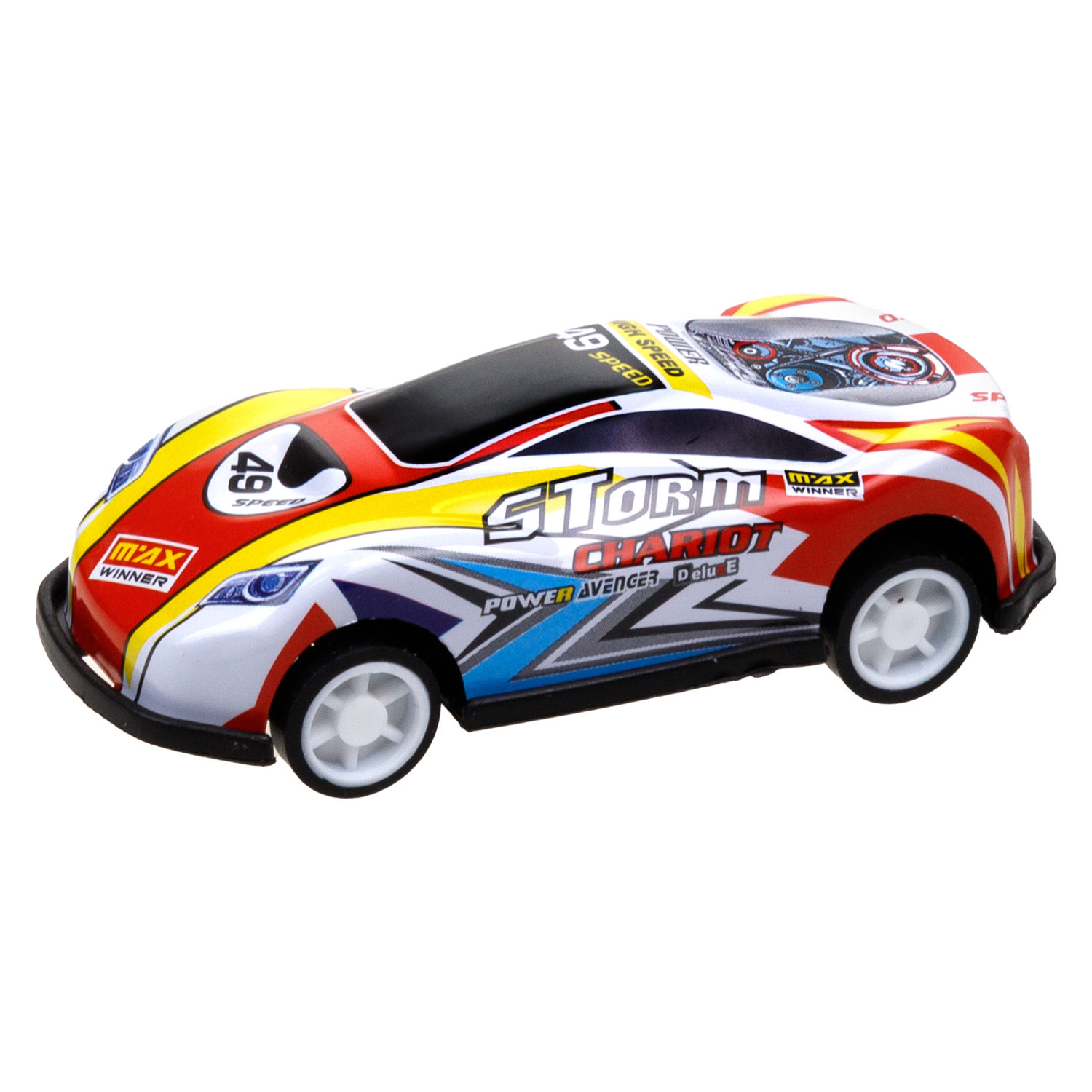 Набор металлических машинок с картой 1TOY Драйв, инерционные, гоночные, маленькие, 6,8 см, 60 шт.