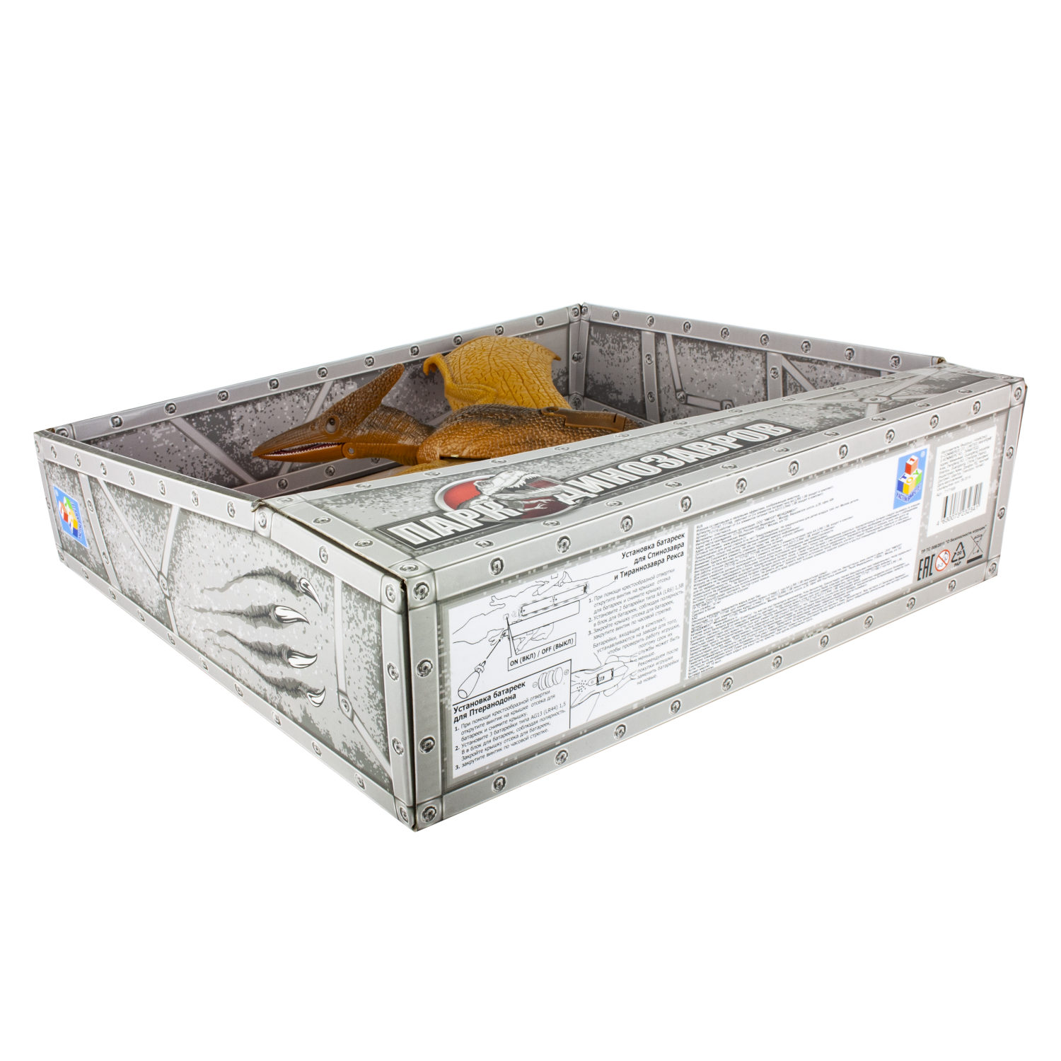 Интерактивная игрушка 1TOY Динозавр Птеранодон со световыми и звуковыми эффектами