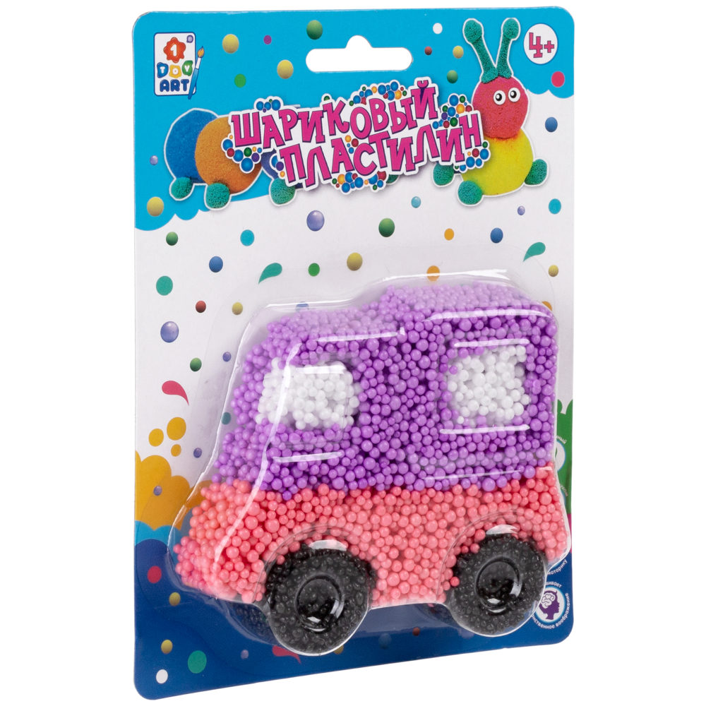 Шариковый пластилин "Грузовик", в блистере 17,8х13х2,5 см