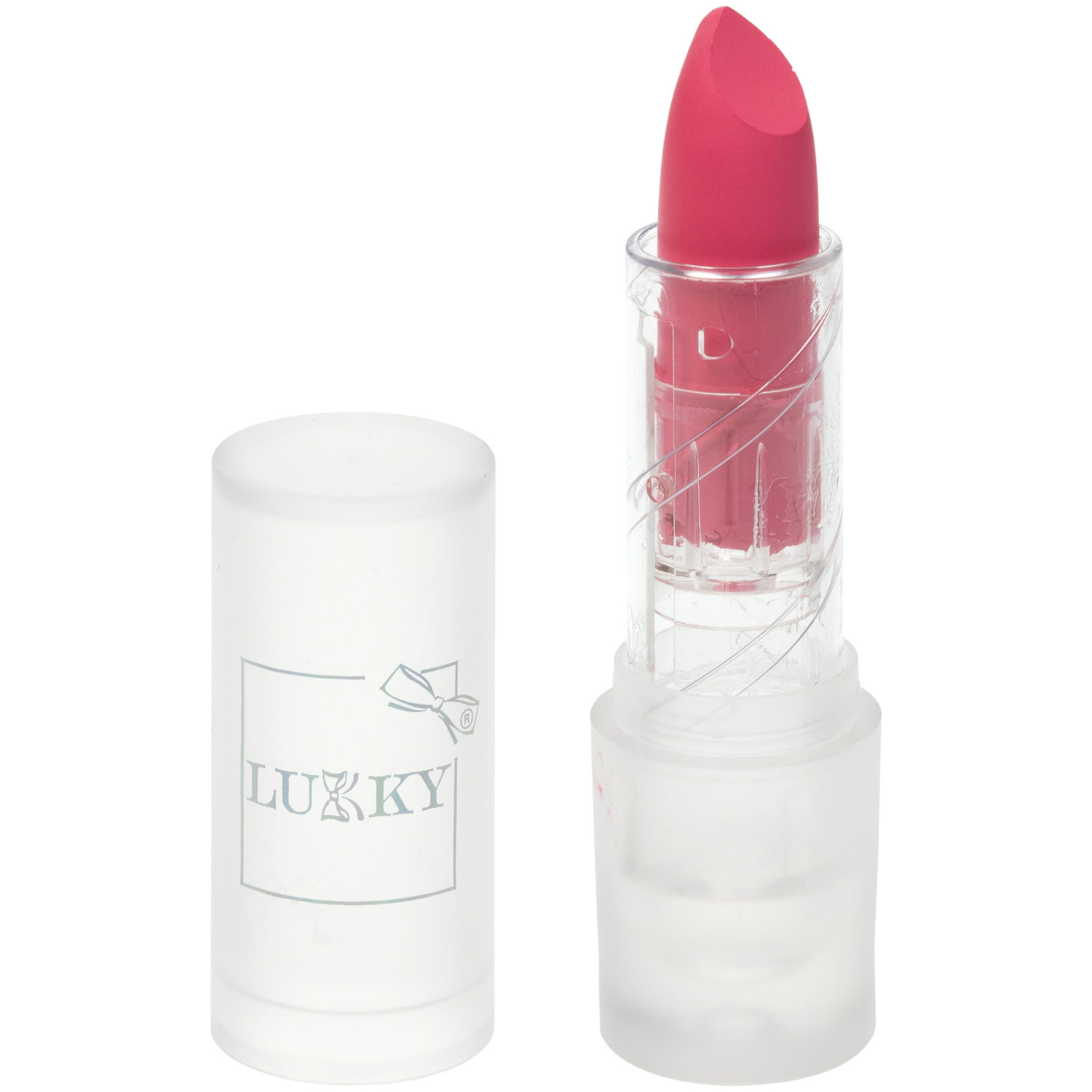 Губная помада матовая для губ LUKKY Матовый шёлк малиновая, женская, детская, для девочек