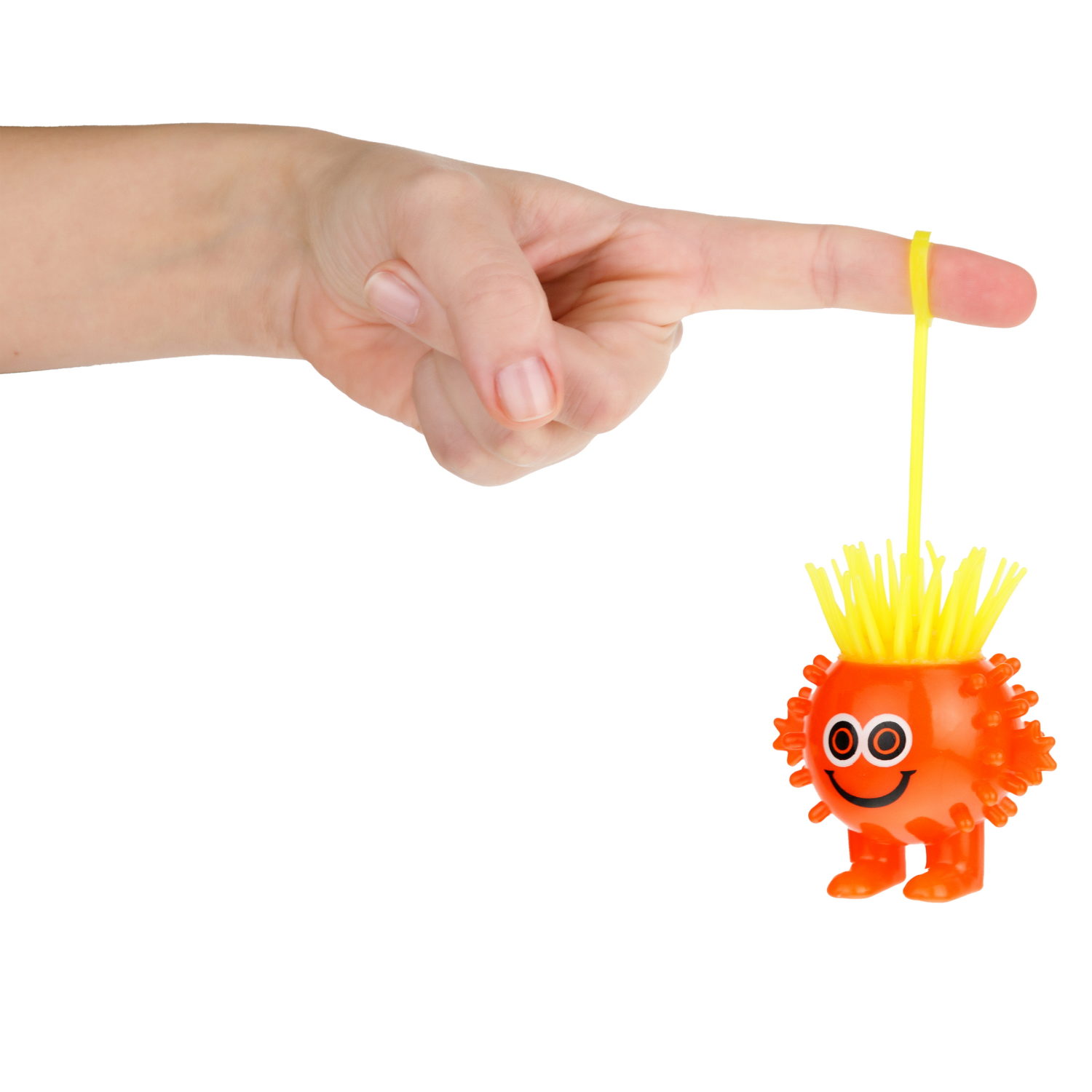 Светящаяся антистресс-игрушка для рук 1TOY Йо-Ёжик Тролль, для детей и взрослых, 4 вида в ассортименте