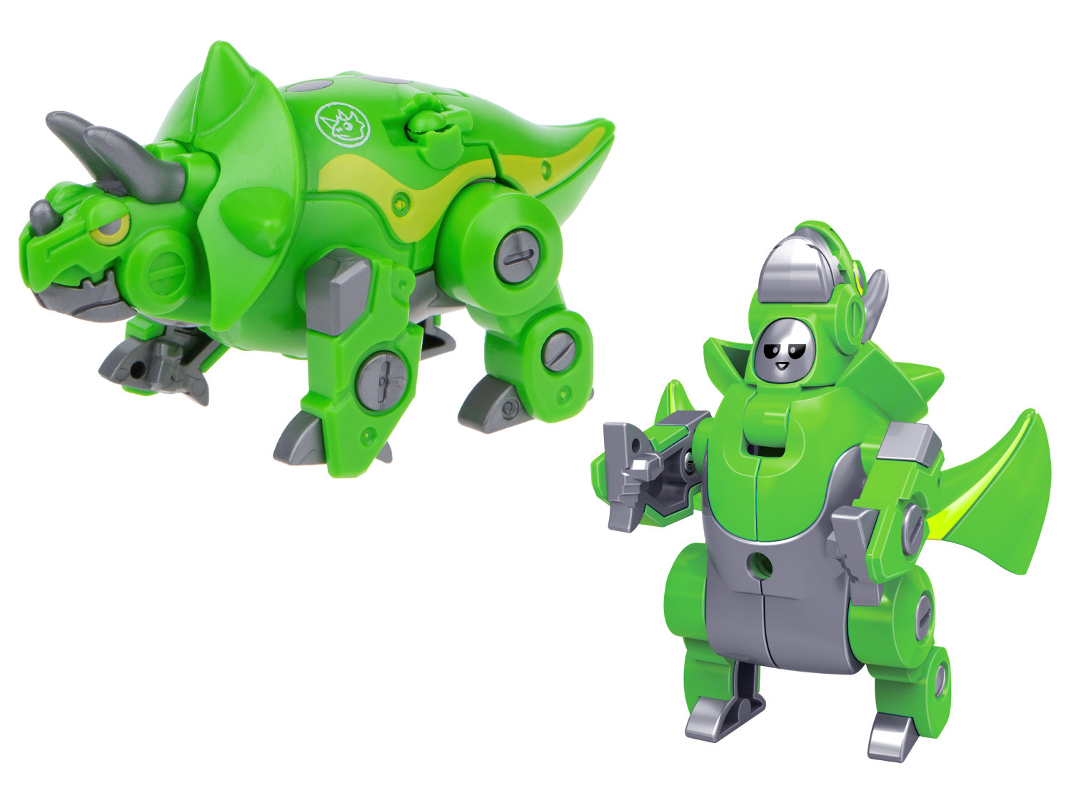 1toy Трансботы "Робозавры" (д/б 6 шт., в асс. 6 видов, из 6 шт. собирается большой робот)