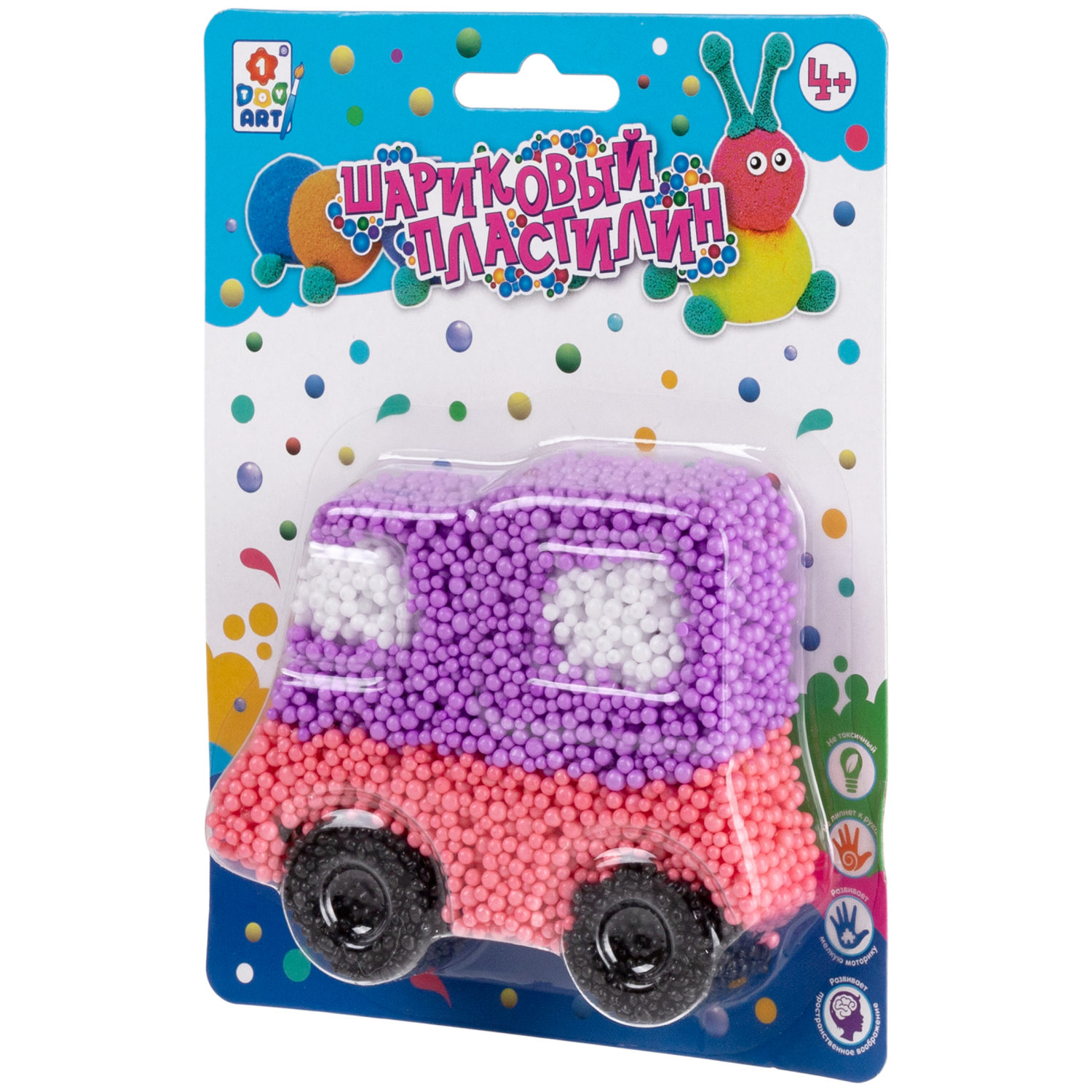 Шариковый пластилин "Грузовик", в блистере 17,8х13х2,5 см