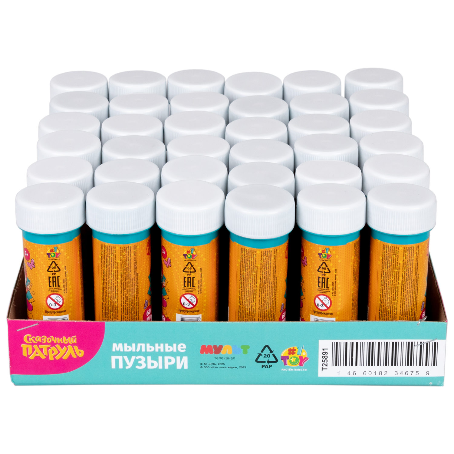 Мыльные пузыри 1TOY Сказочный патруль, 60 мл