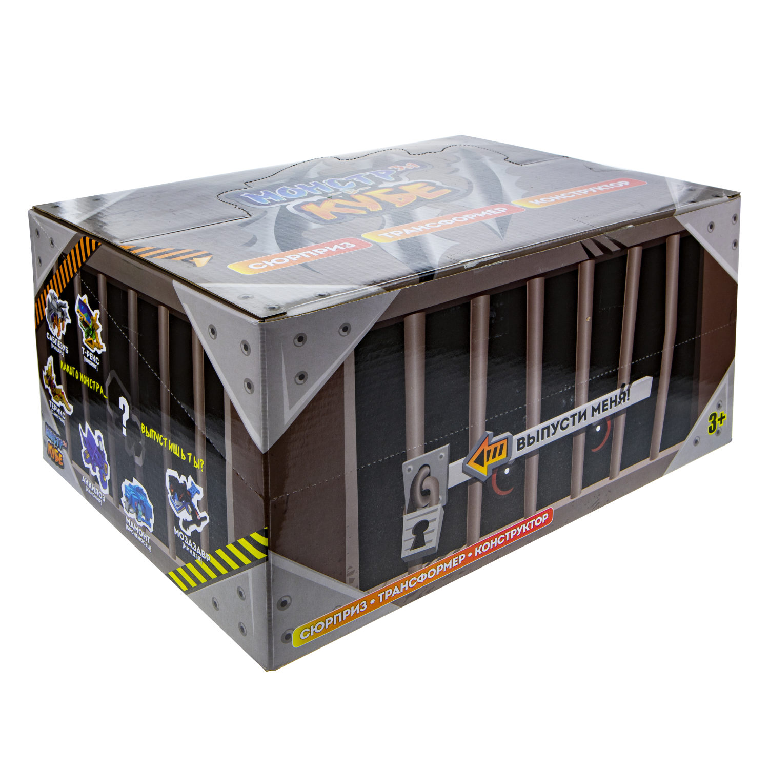 Конструктор 1TOY "Монстр в кубе", 12 видов, 1 шт.