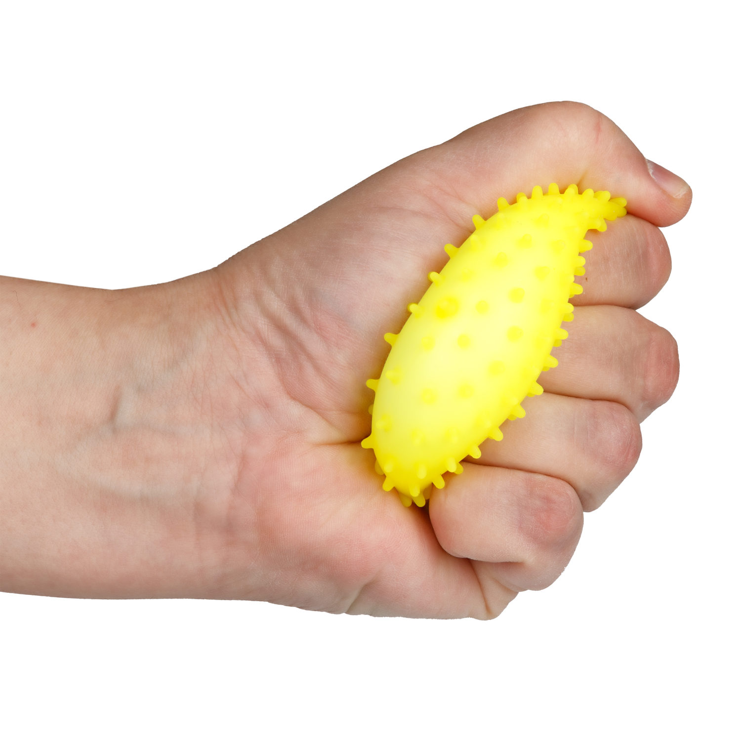 Игрушка-антистресс для рук 1TOY Крутой замес Колючка, желтая, 5 см