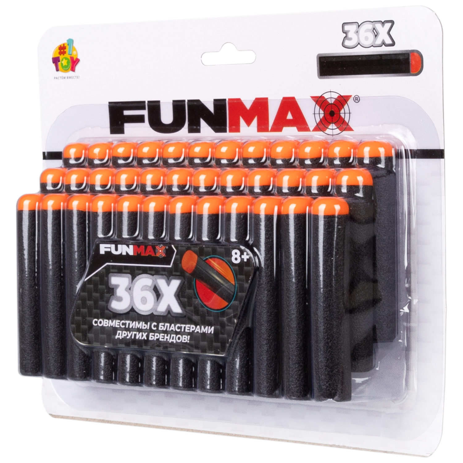 1toy Funmax набор EVA снарядов, 36 шт., блистер