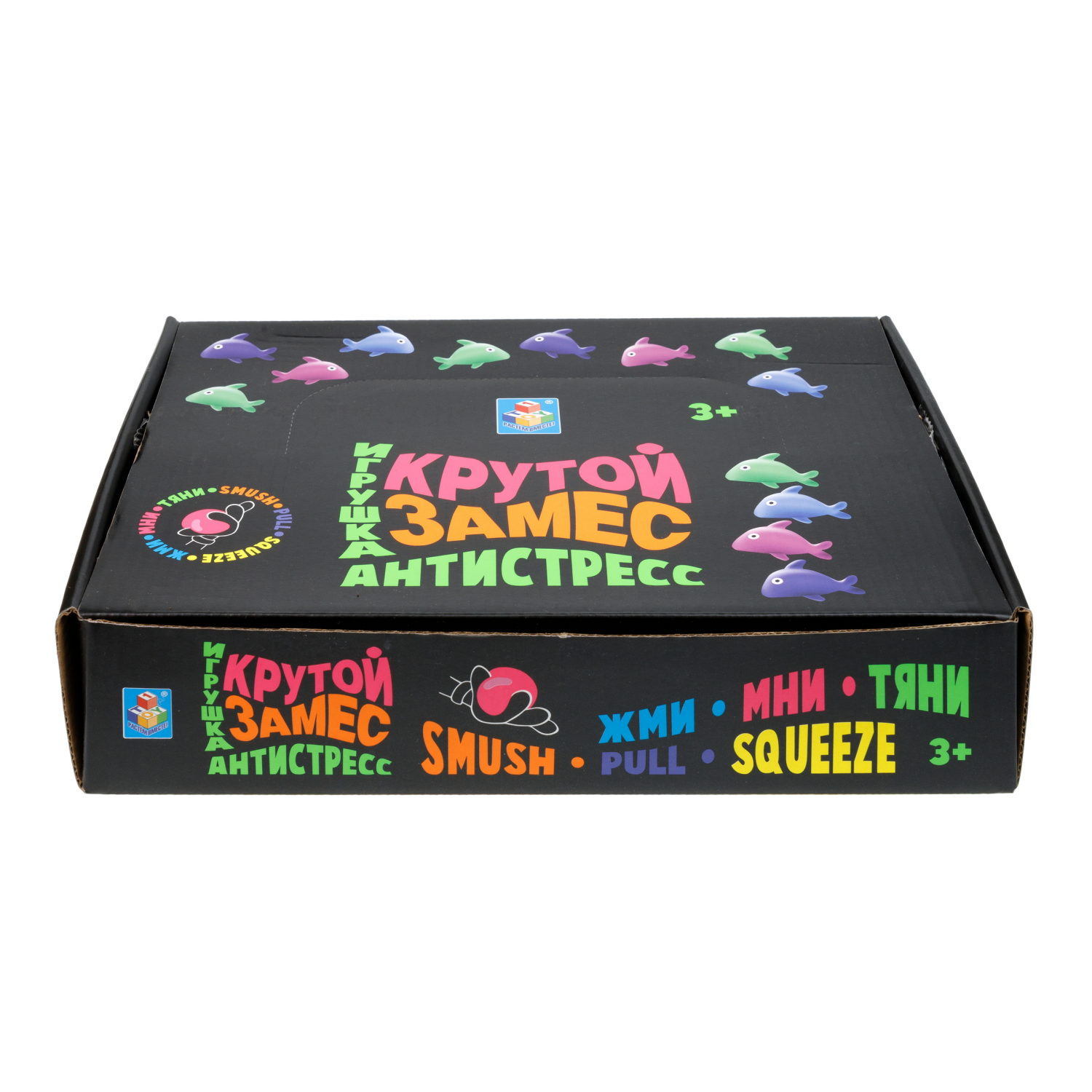 Антистресс-игрушка для рук 1TOY Крутой замес Рыбка, 4 вида в ассортименте
