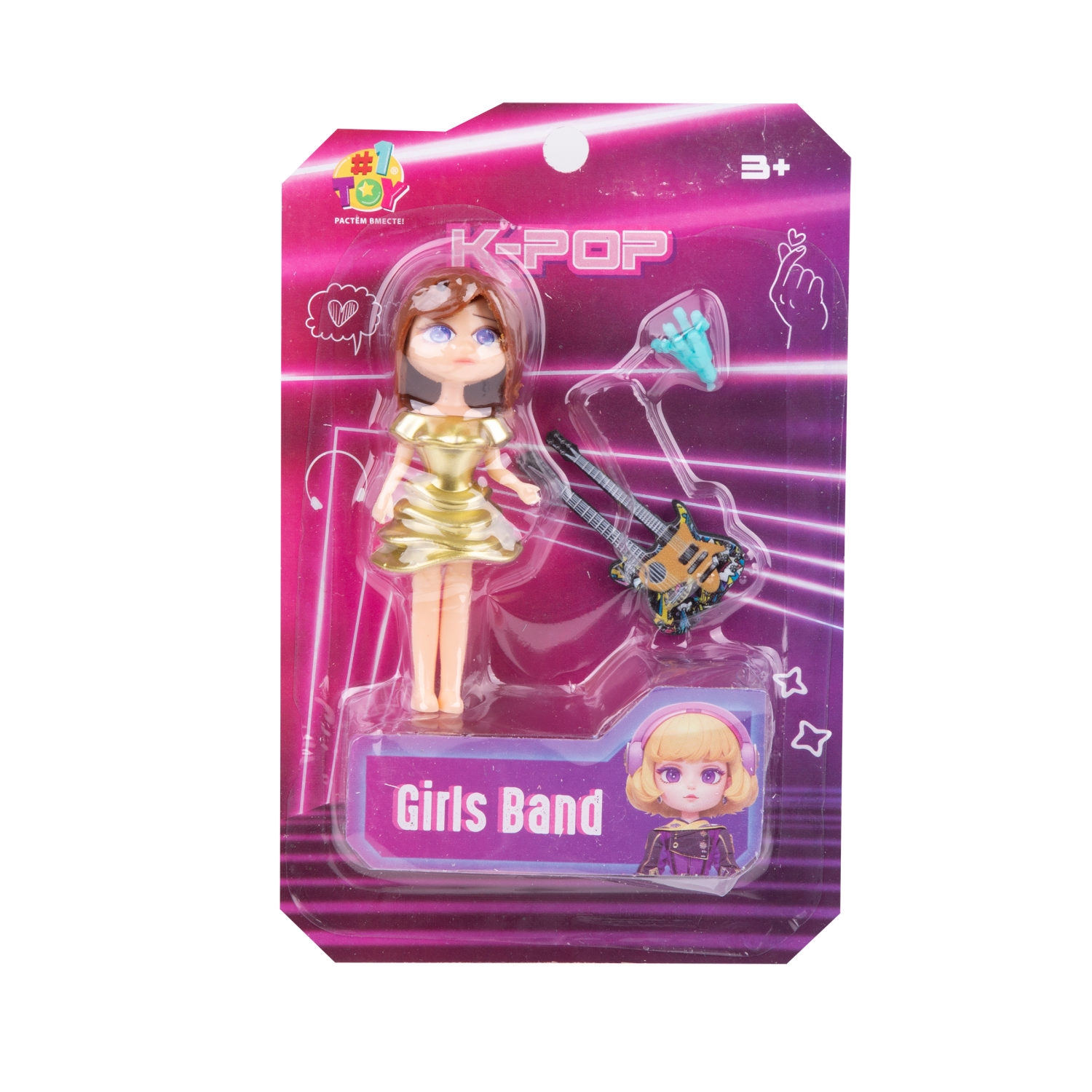 1TOY K-POP Girls band Кукла с муз.инструментом и аксессуарами, в асс.12 видов