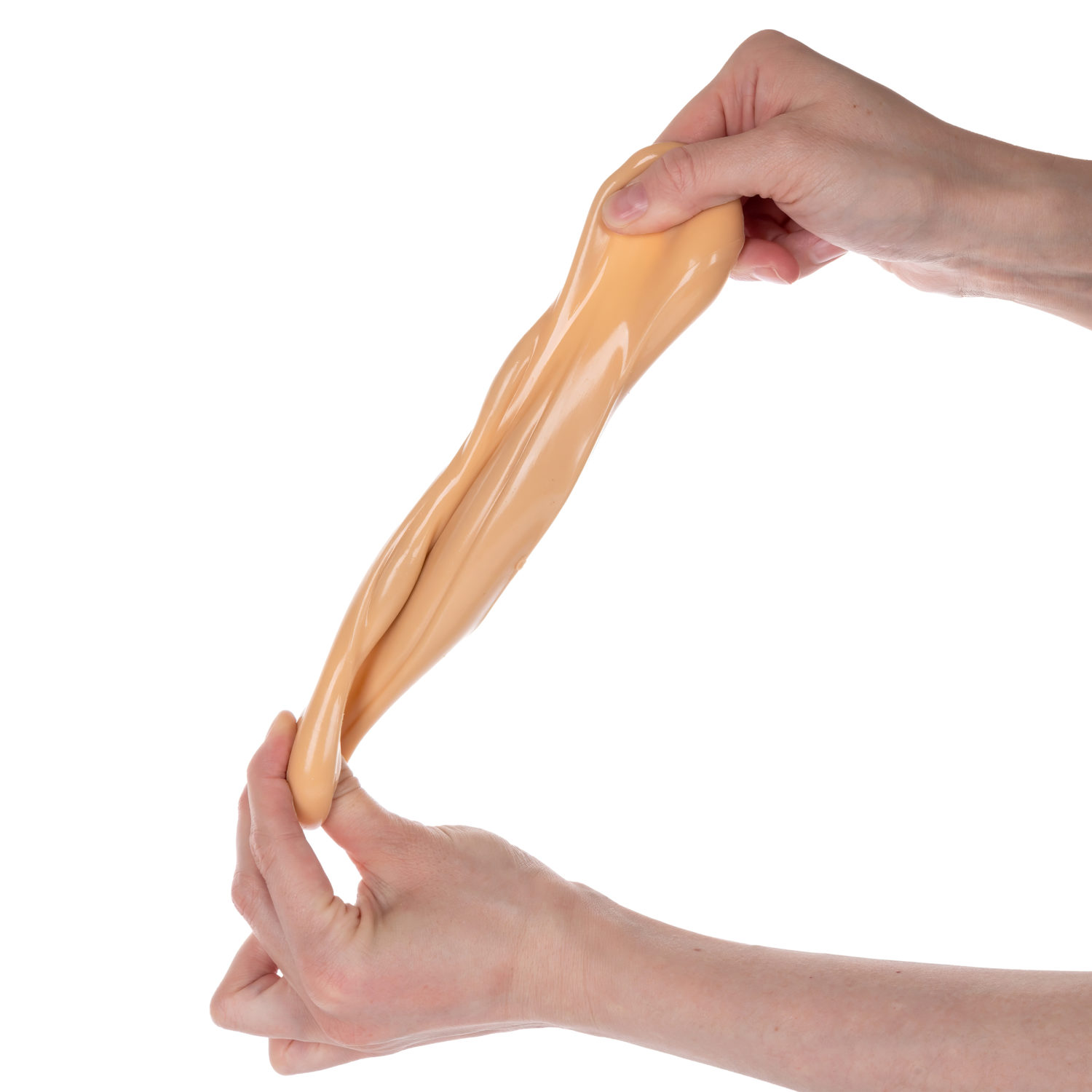 Игрушка-антистресс 1TOY Крутой замес Залиплющ, Дай лапу, таба лапка,оранжевая