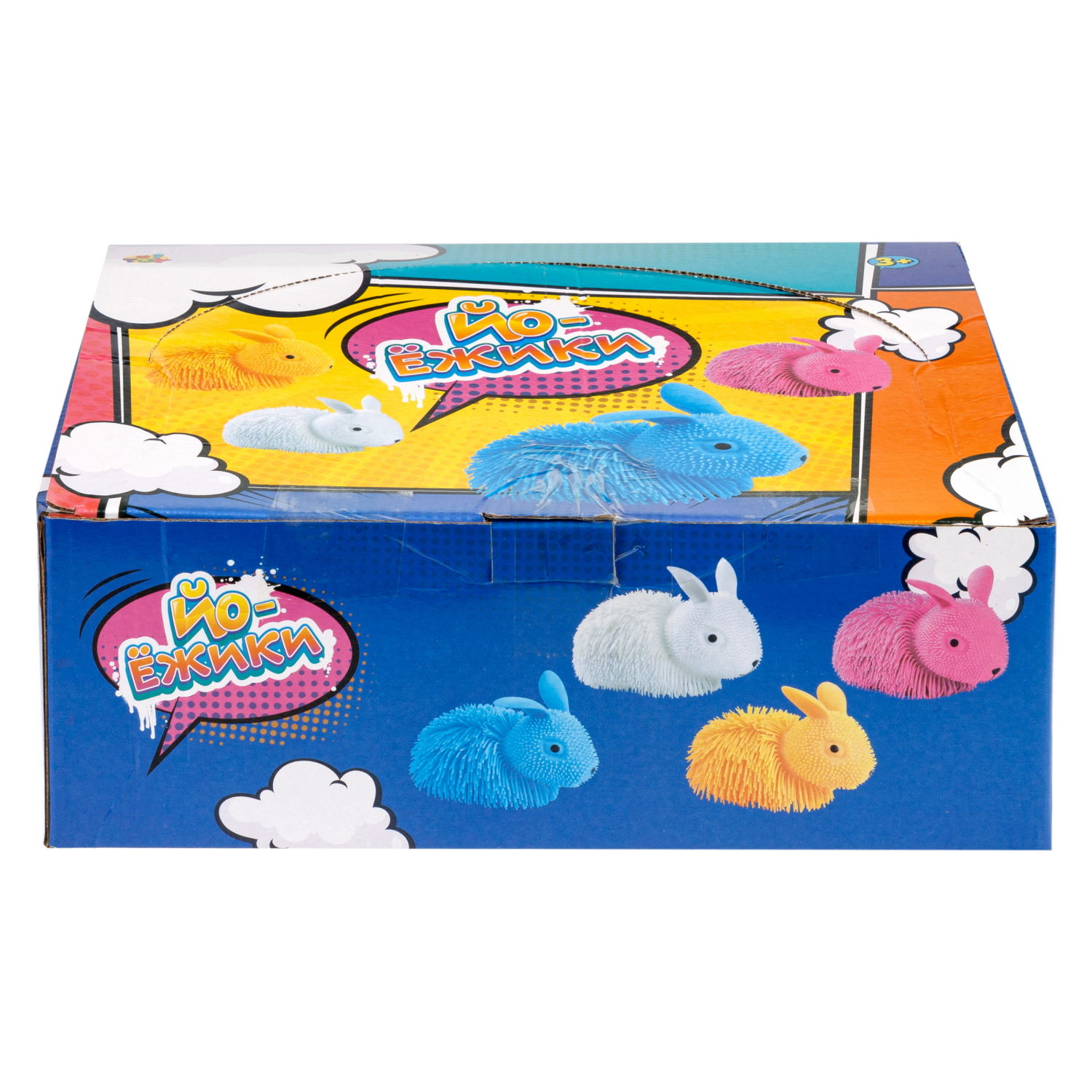 Игрушка-антистресс для рук 1toy Йо-Ёжики, "Кролик" 20 см, 4 цвета в ассортименте