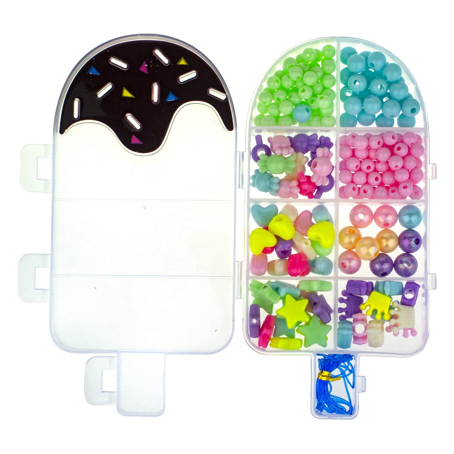 1TOY набор бусин "Bijou DIY" Мороженое, 170 бусин