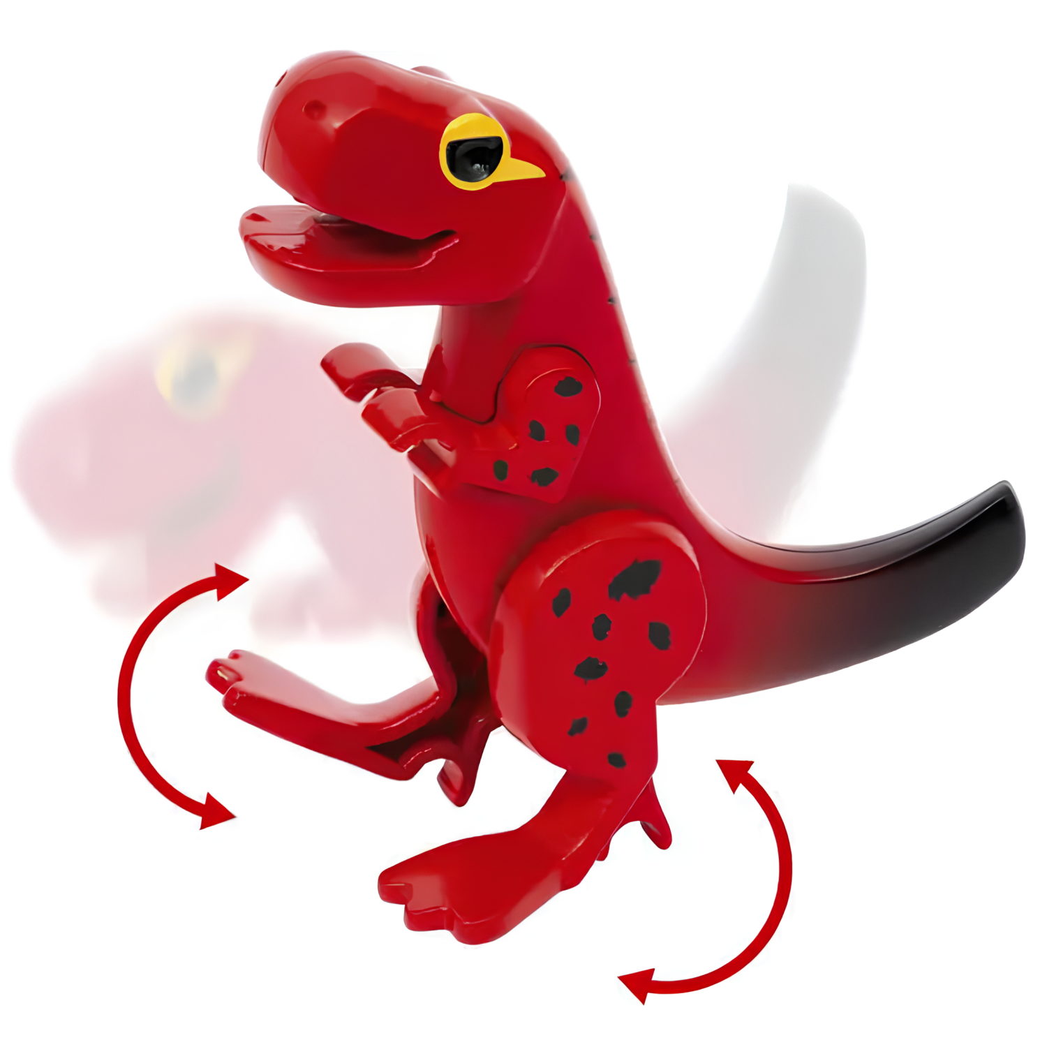 Динозавр и извергающийся вулкан BRIO со светом, звуком, паром, для деревянной железной дороги