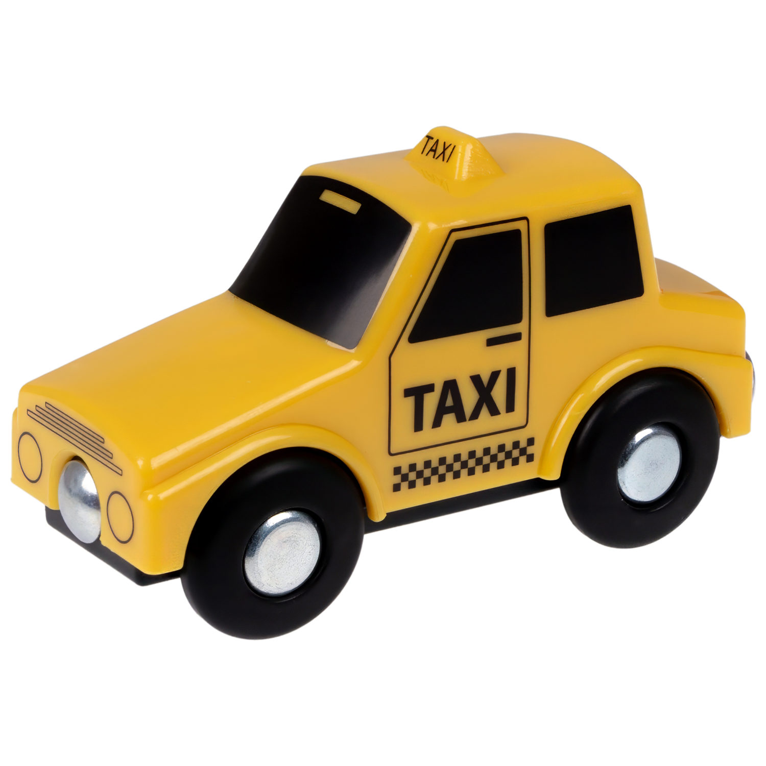 Деревянная железная дорога 1TOY GOODOK с электропоездом, 39 элементов