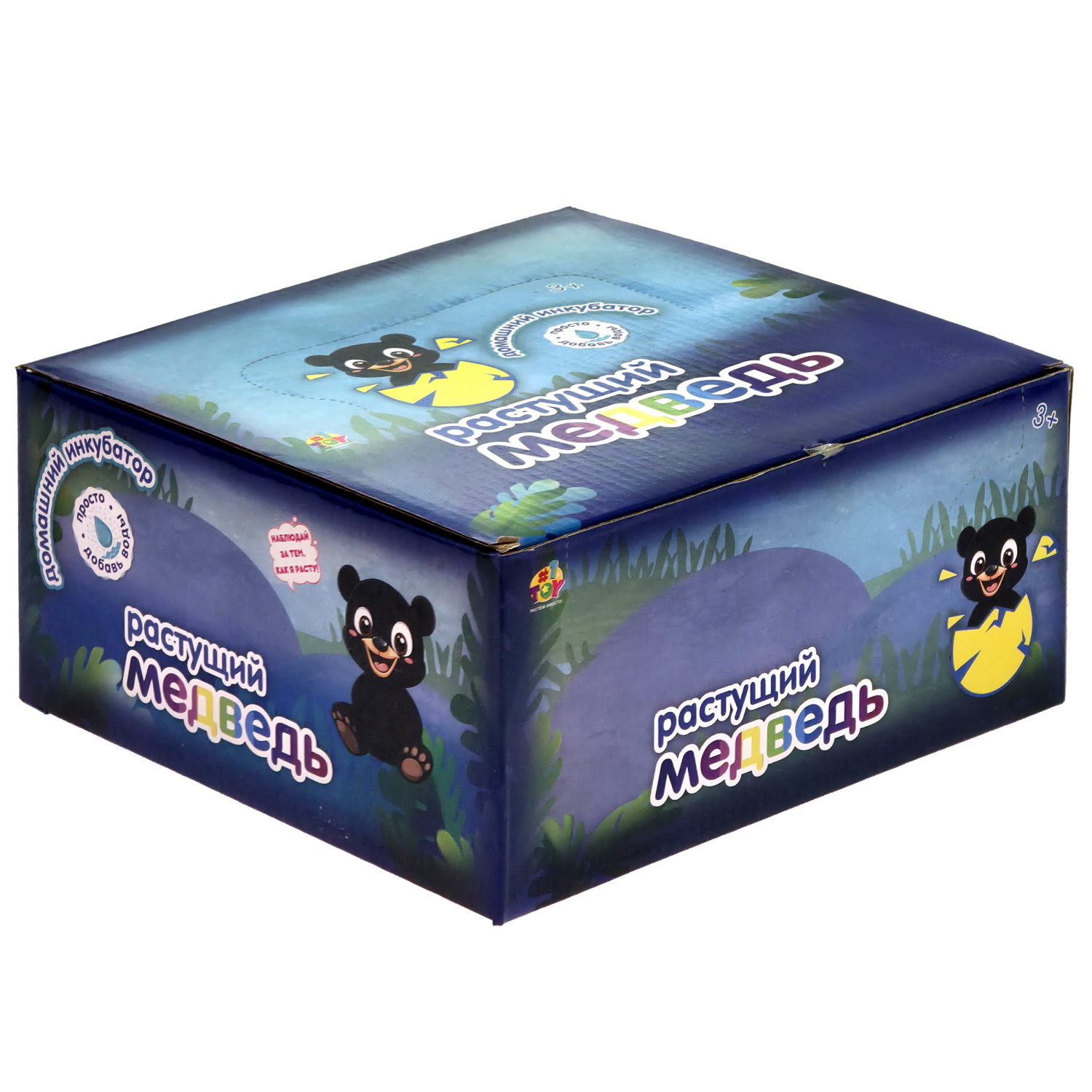 Набор для выращивания 1TOY Домашний инкубатор, растущая игрушка Медведь