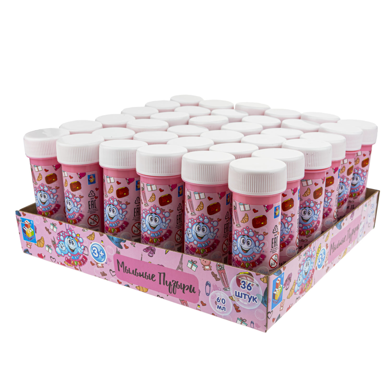 Мыльные пузыри 1TOY Мы-шарики! Девочки, 60 мл