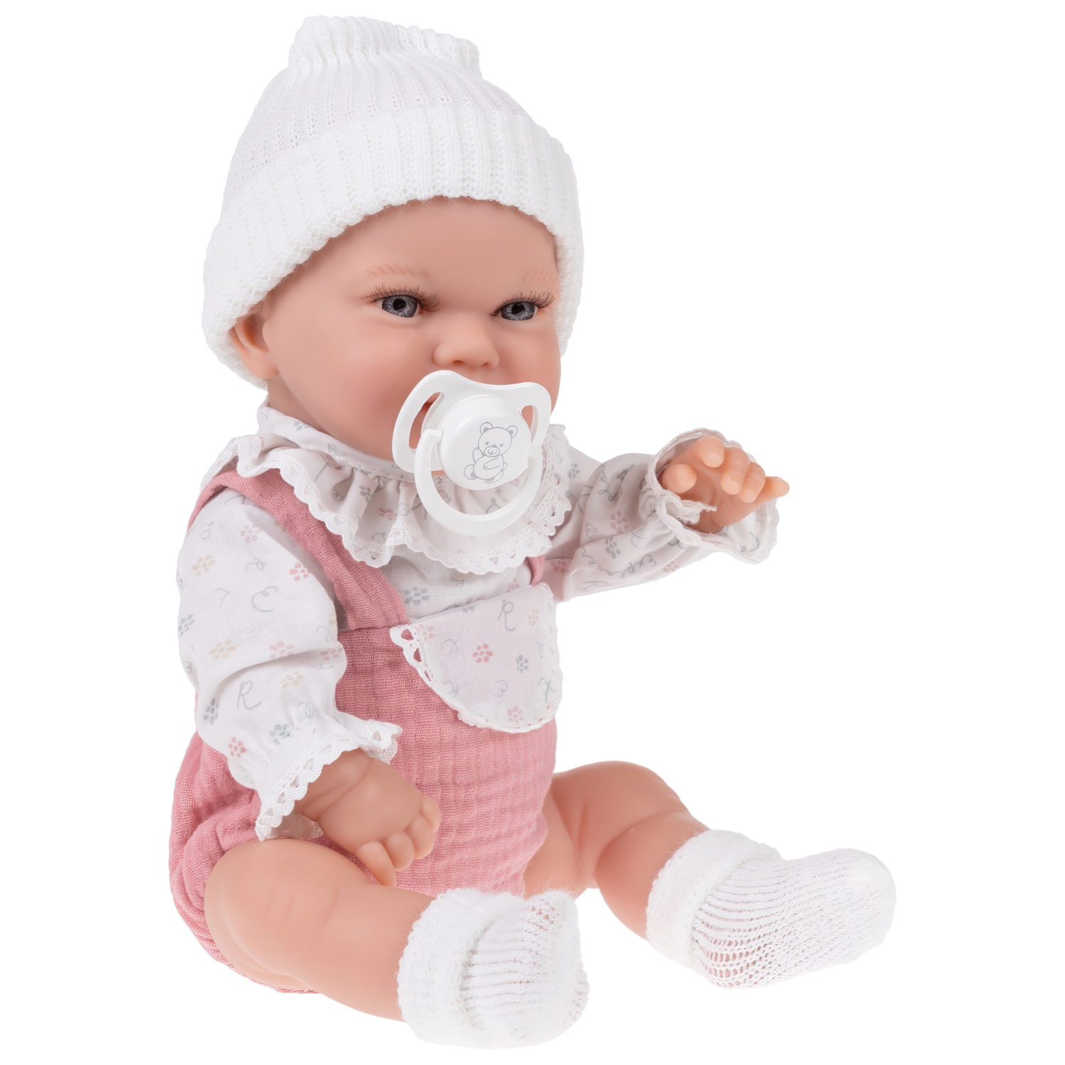 Испанская кукла для девочки reborn пупс Arias виниловая, силиконовая, с люлькой, 33 см