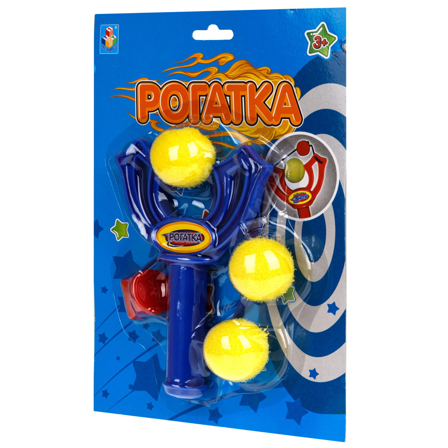 1toy Рогатка с 3 шариками, блистер