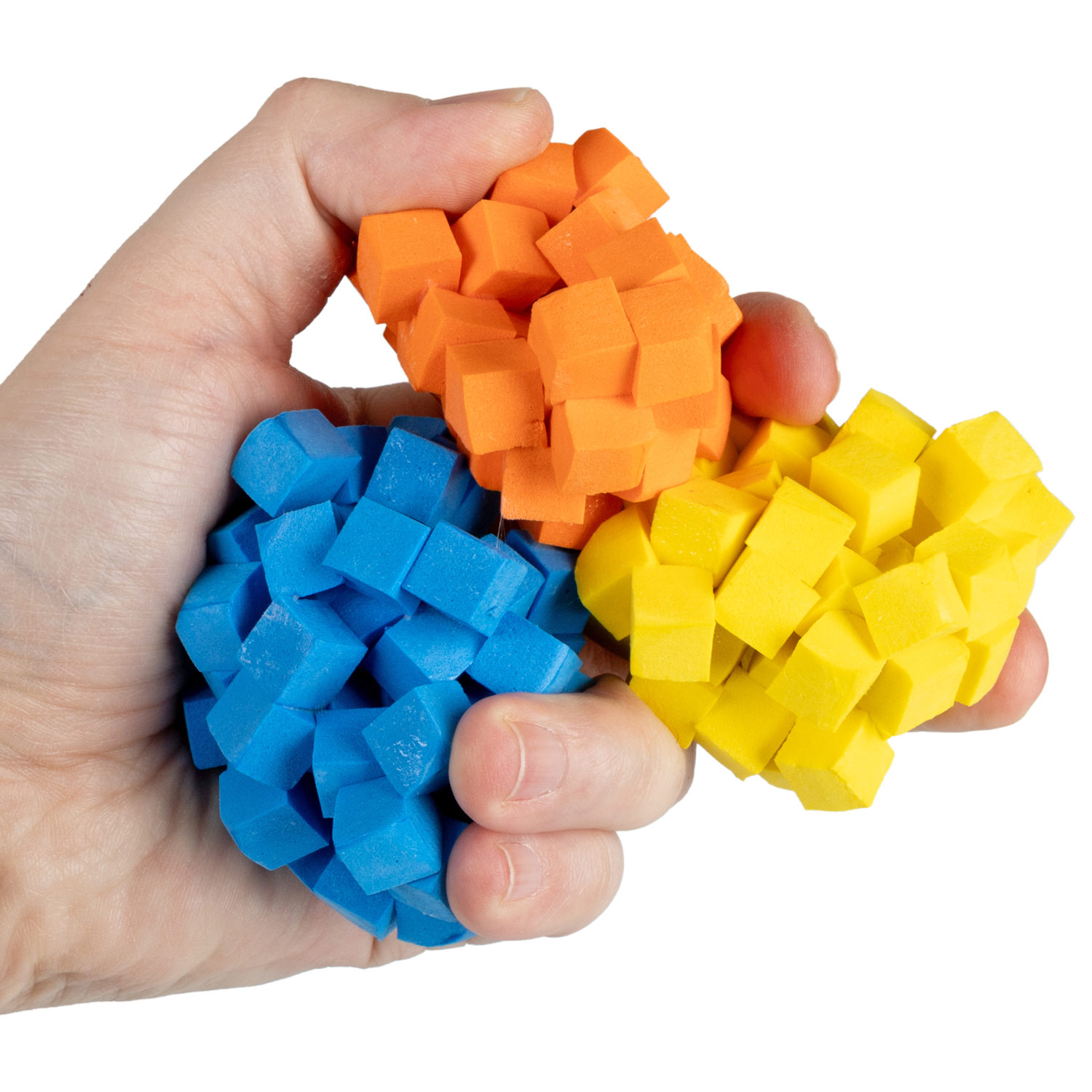 Конструктор-пластилин Gummy Blocks Микс липучка, липкий, мягкий