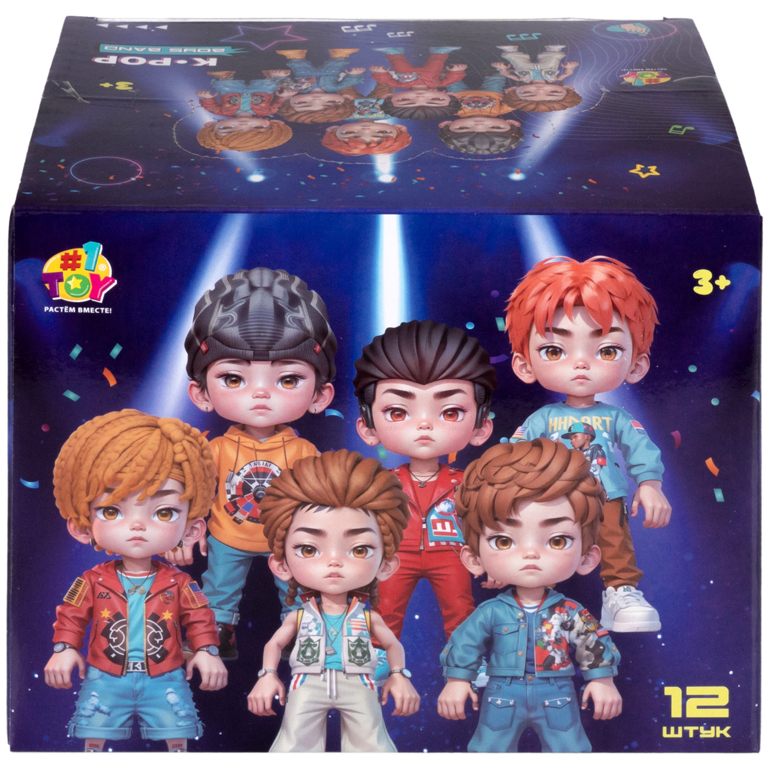 Кукла 1TOY K-POP Boys band с музыкальными инструментами, 6 видов в ассортименте