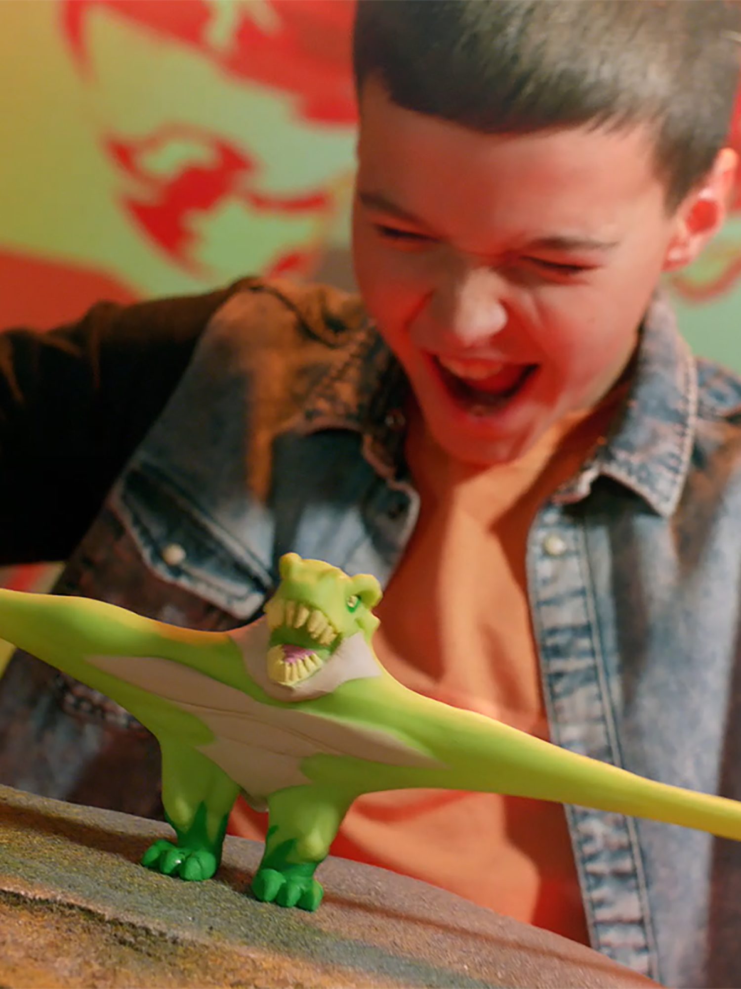 Тянущиеся фигурки 1TOY Monster Flex Dino, Тирекс, монстр тянучка, 14 см