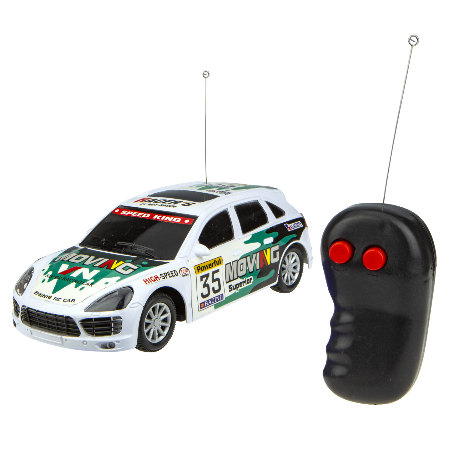 Машинка 1TOY "Спортавто" машина на р/у, белая