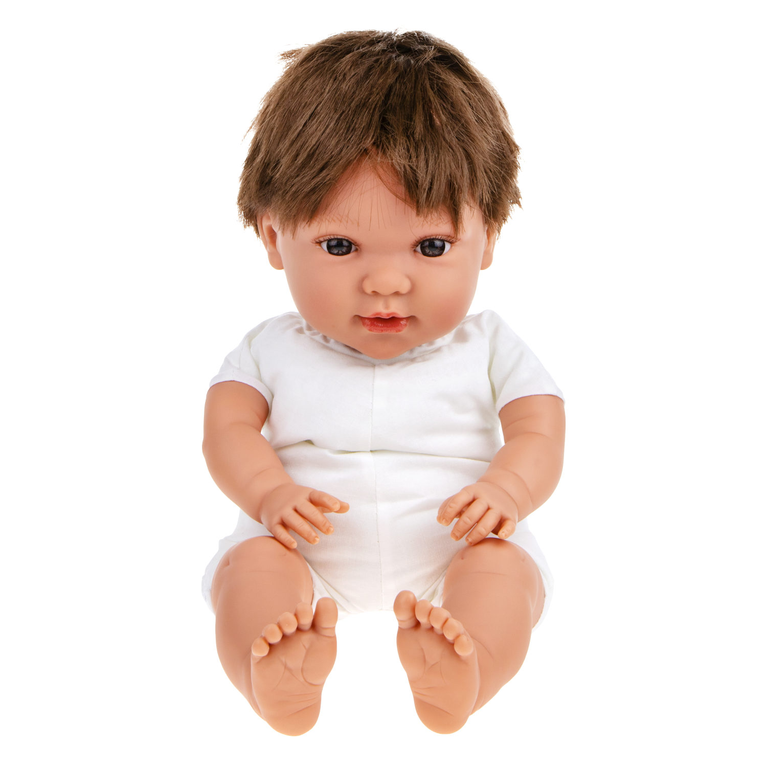 Arias Elegance Пупс 42см, в голубом комбинезоне