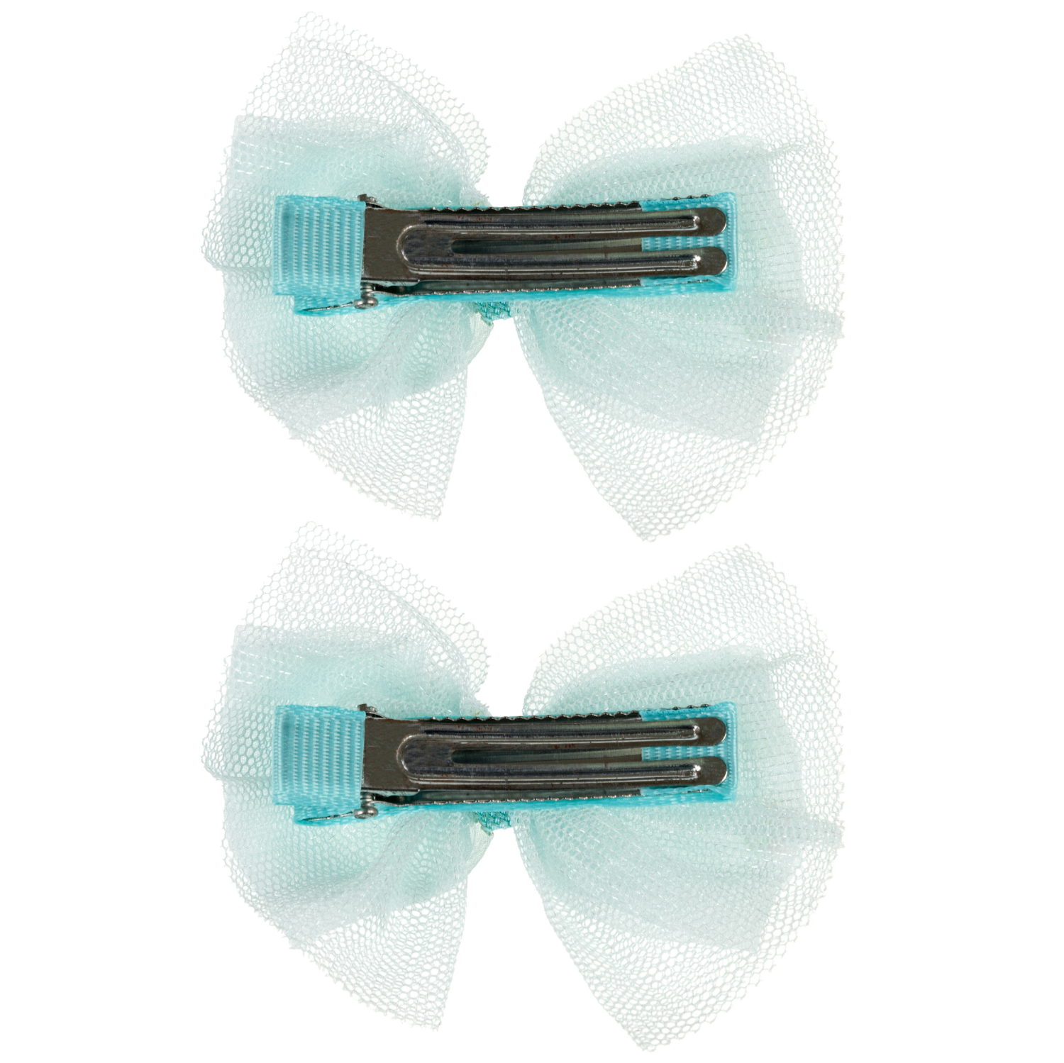 Заколки для волос Lukky Fashion Бантик Шифон и Шёлк, детские, для девочки, зажимы, 3 цвета в ассортименте, набор 2 шт.