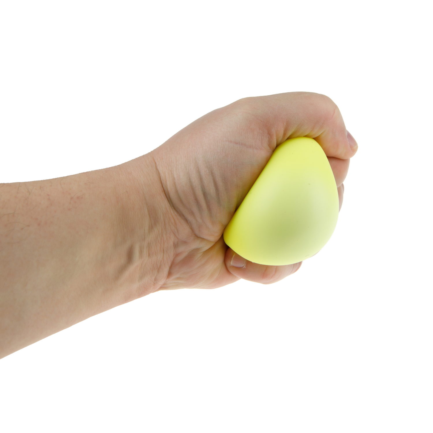 Антистресс-игрушка для рук 1TOY Крутой замес Яблоко, жёлтое, 6,5 см
