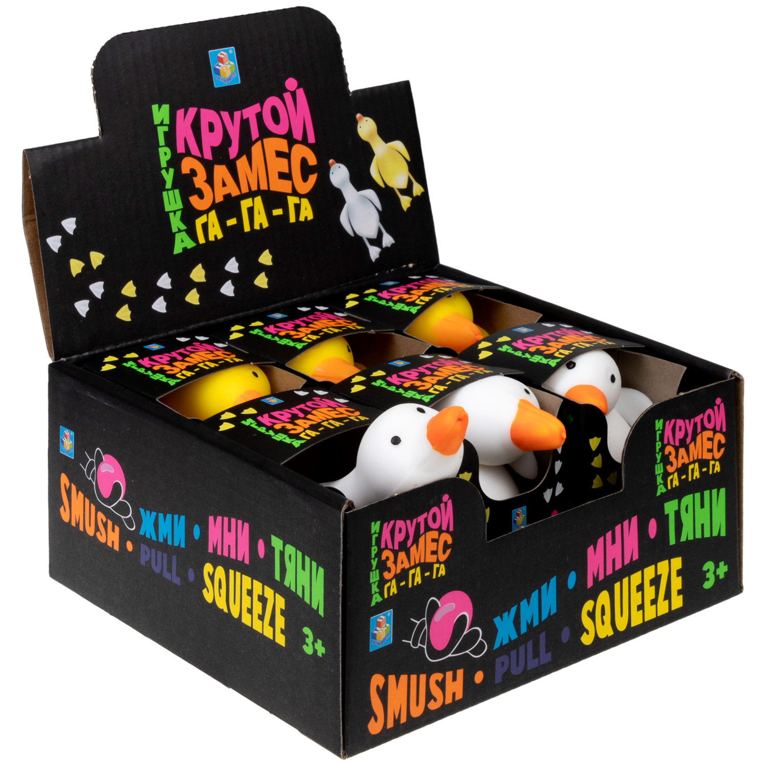 Игрушка-антистресс 1TOY Крутой замес Гусь,  в ассортименте, 10,5х7,5 см