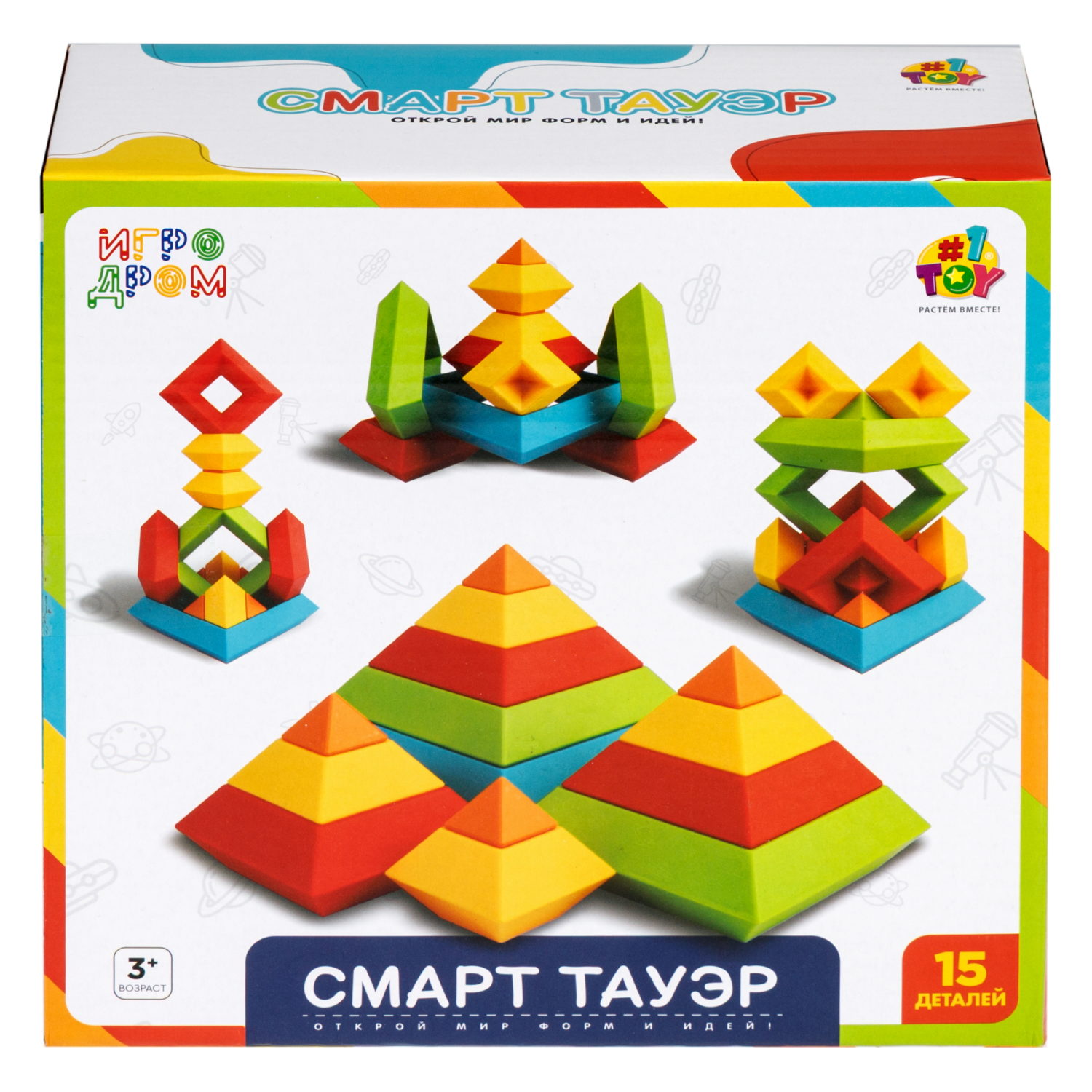 Настольная игра 1TOY Игродром Смарт Тауэр