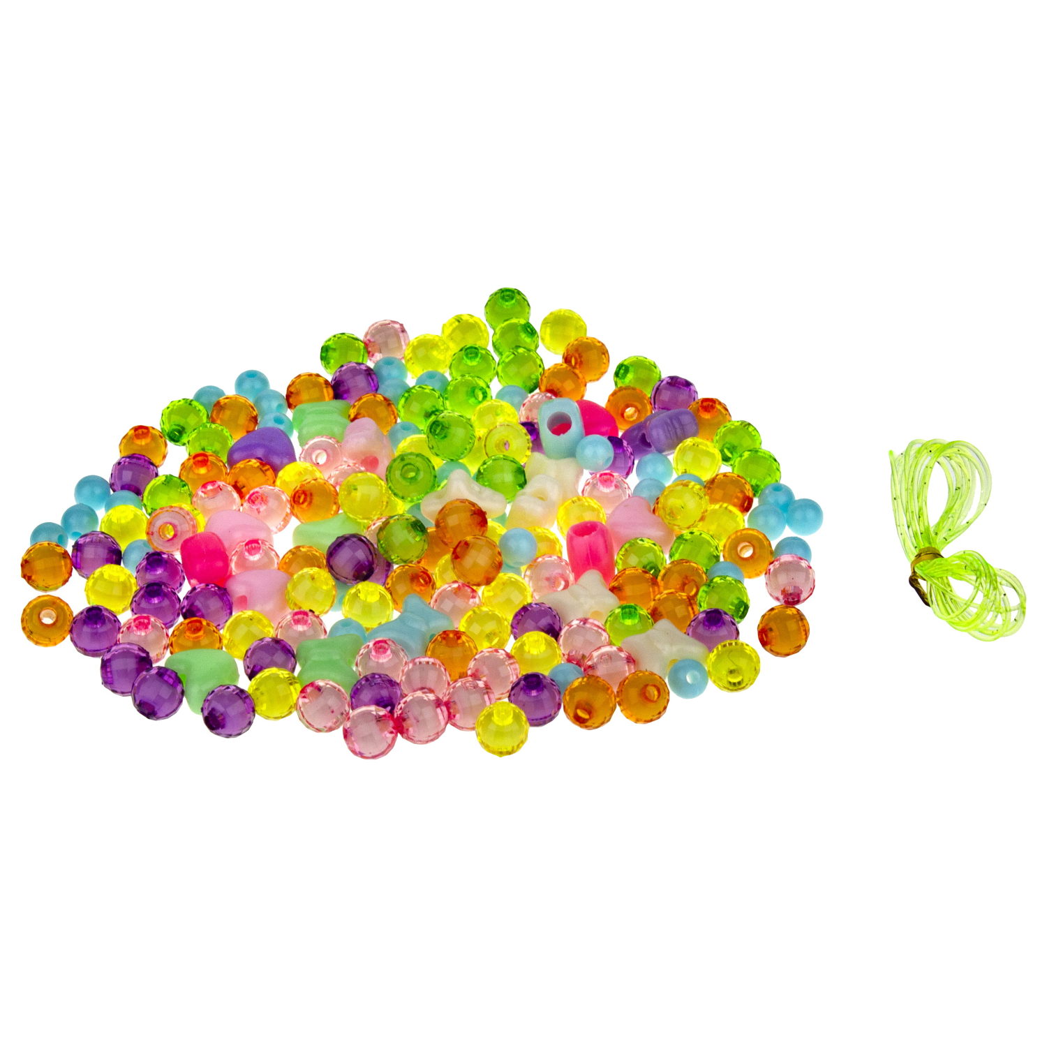 1TOY набор бусин "Bijou DIY" Радуга, 160 бусин