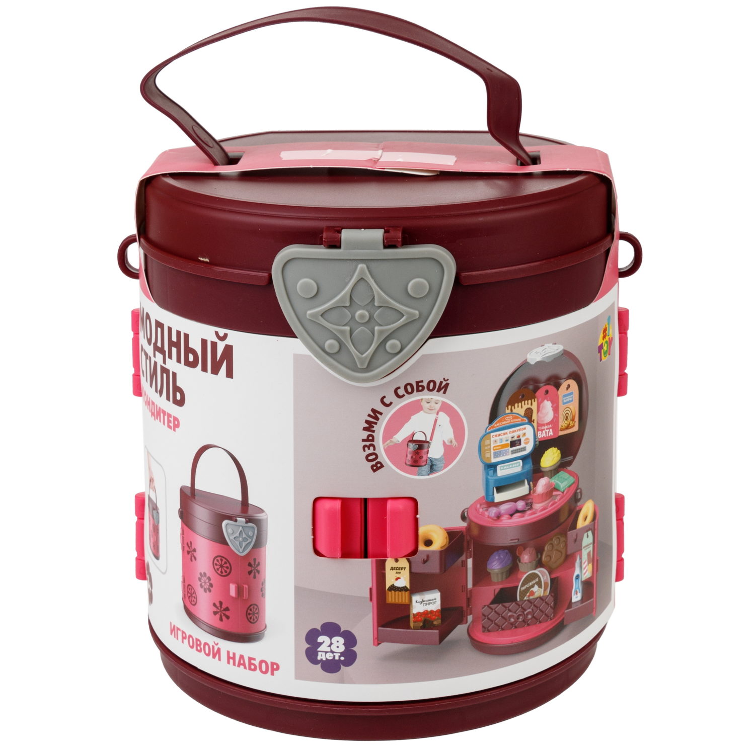 1TOY Модный стиль  "Кондитер" игровой набор в сумке, 28 предметов